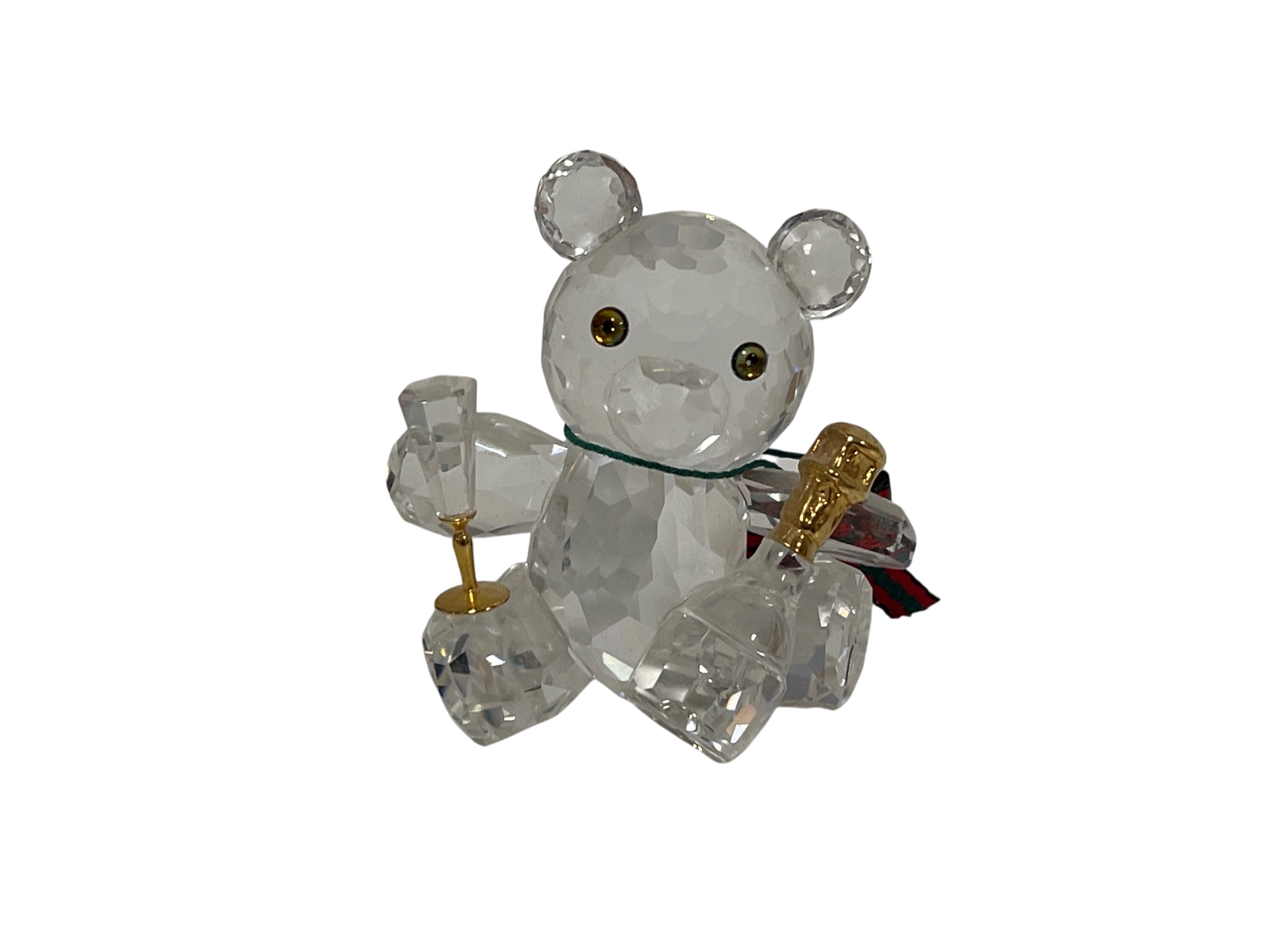 Swarovski Figur 238168 Kris Bär, Feiernder Bär 4 cm. Top Zustand 
