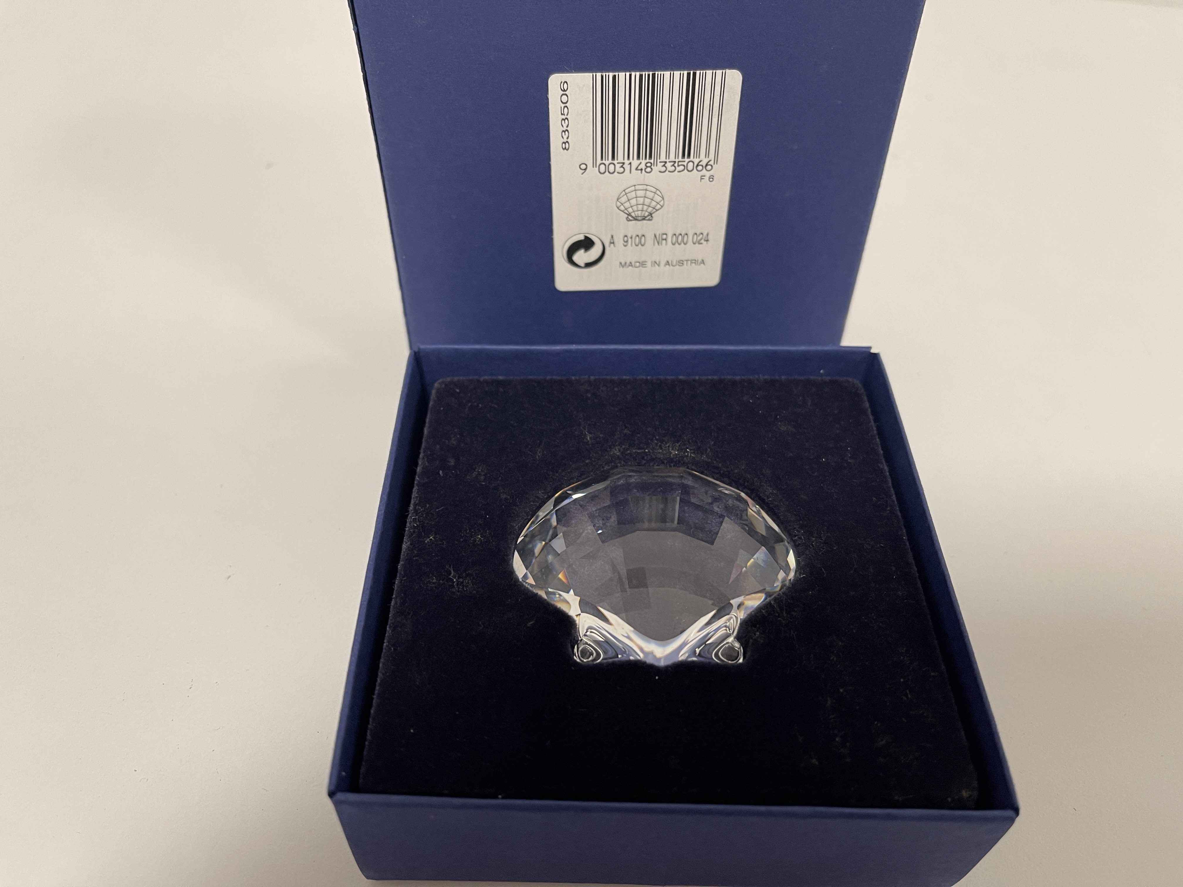 Swarovski Figur 833506 Muschel 5 cm mit Ovp. Top Zustand