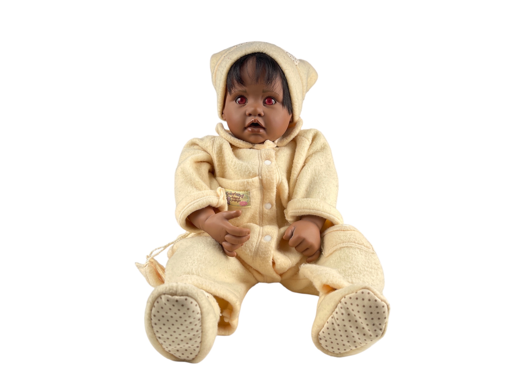 Künstlerpuppe Götz Hildegard Günzel Vinyl Puppe 48 cm. Top Zustand    