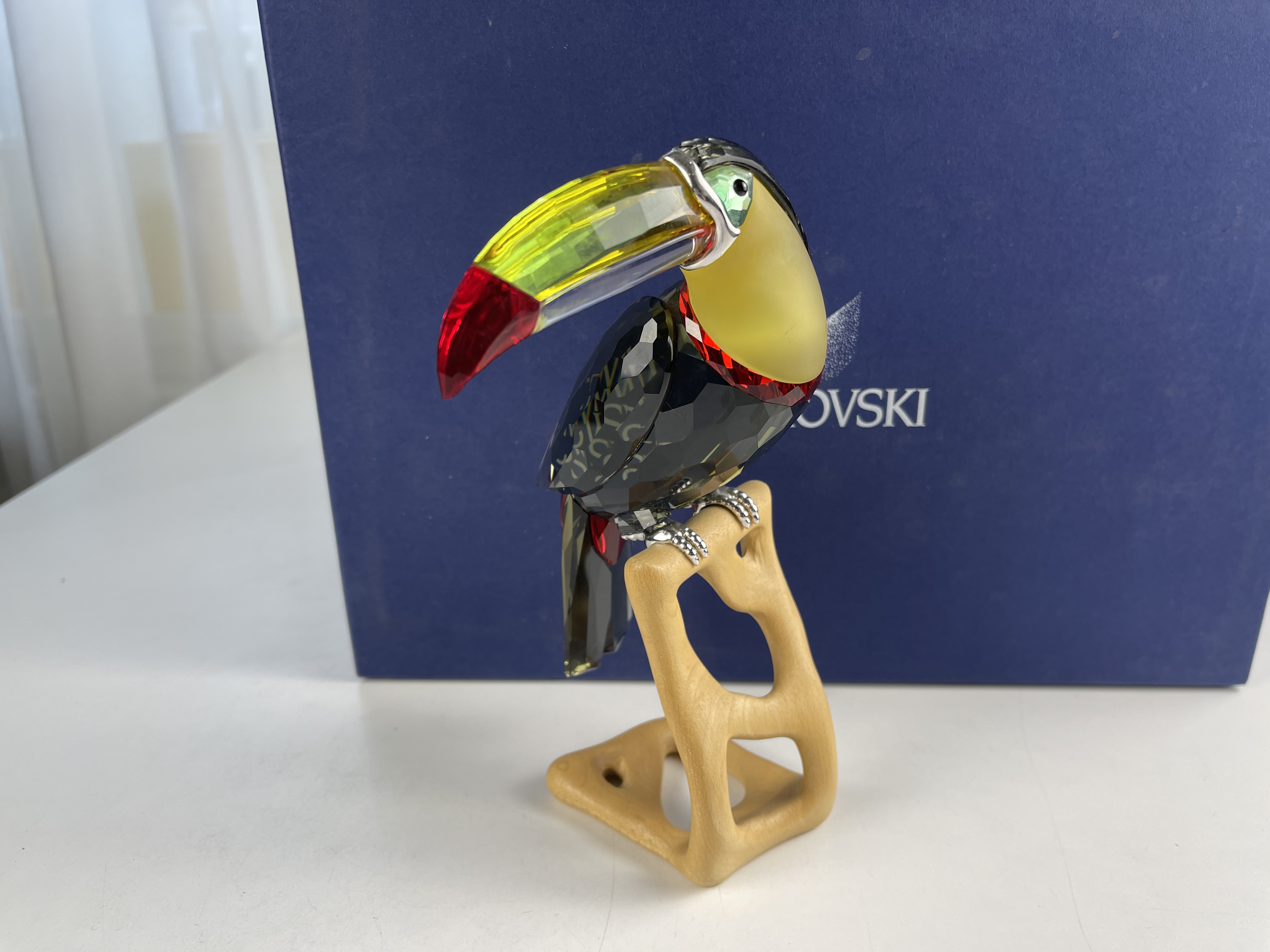 Swarovski Figur 850600 Tukan Black Diamond 21 cm Ovp & Zertifikat Top Zustand