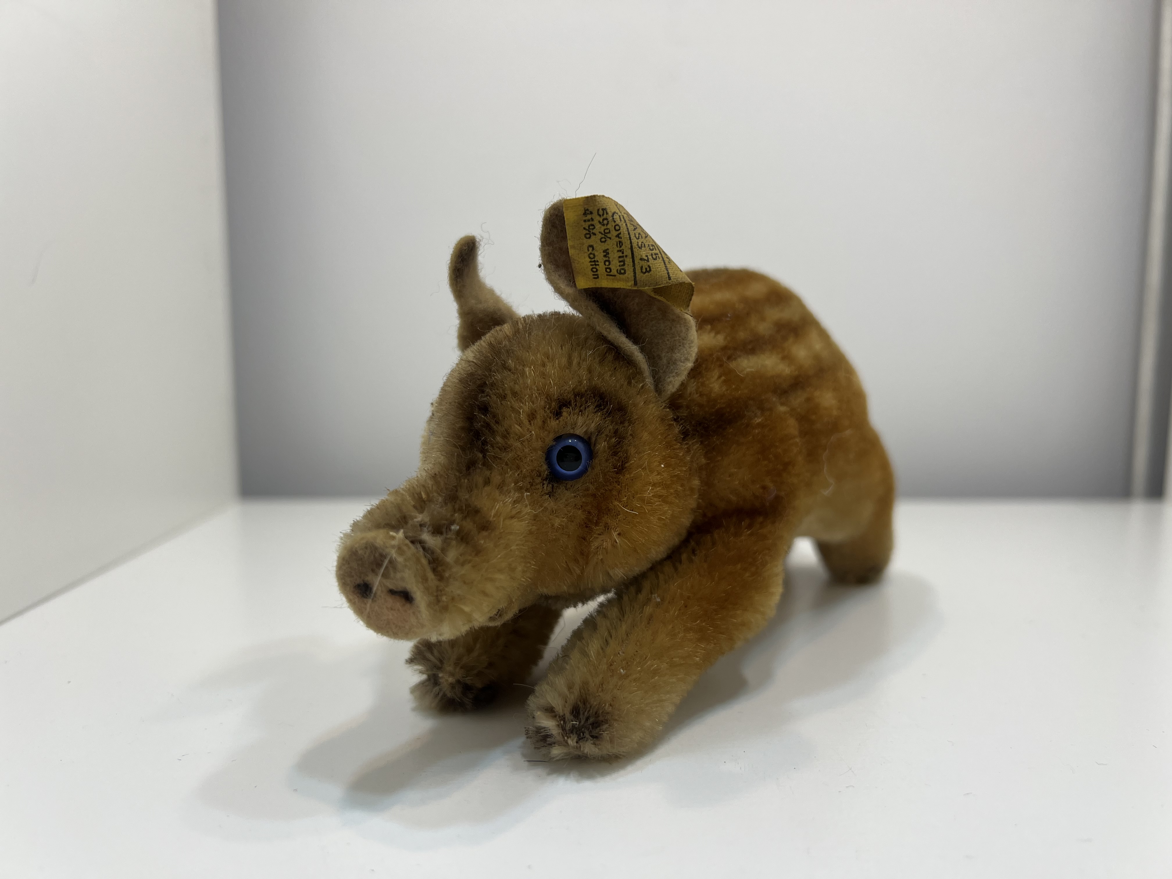 Steiff Tier 15cm - Wildschwein - Zustand siehe Beschreibung - Raucherhaushalt