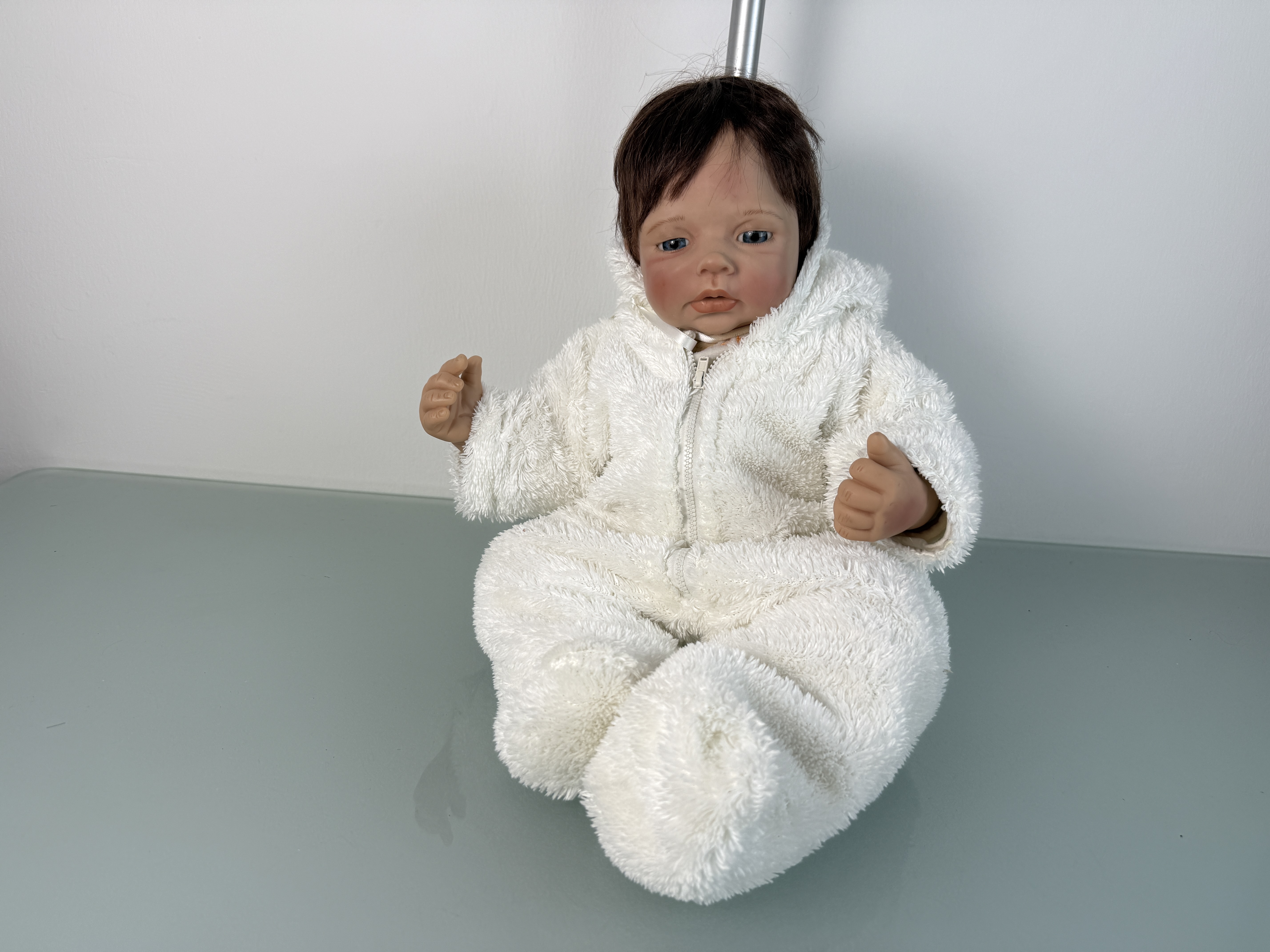 Künstlerpuppe Puppe Monika Levenig Vinyl Puppe 53 cm. Top Zustand 