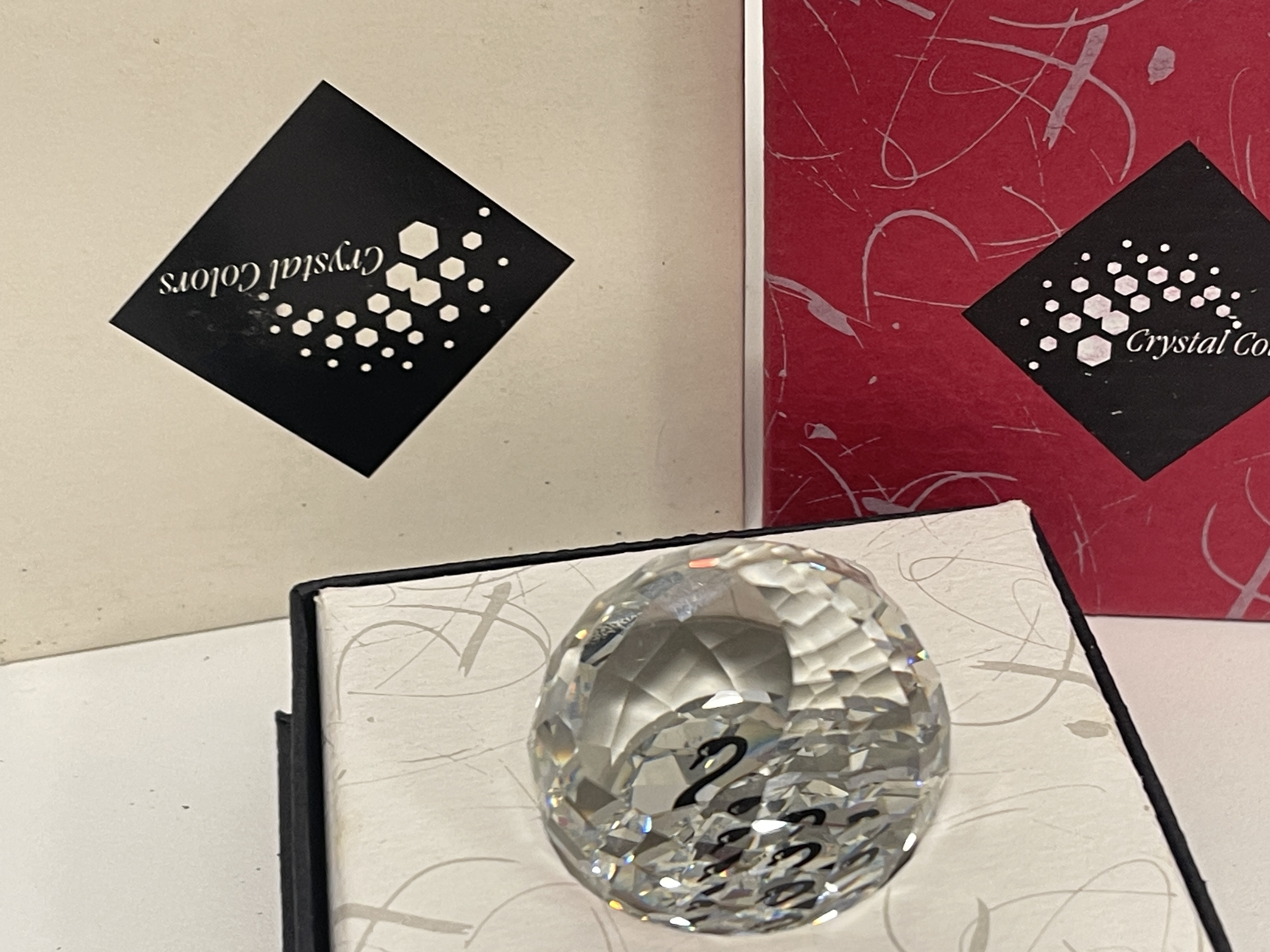 Swarovski Figur Briefbeschwerer 4 cm Ø. Top Zustand.  + OVP 