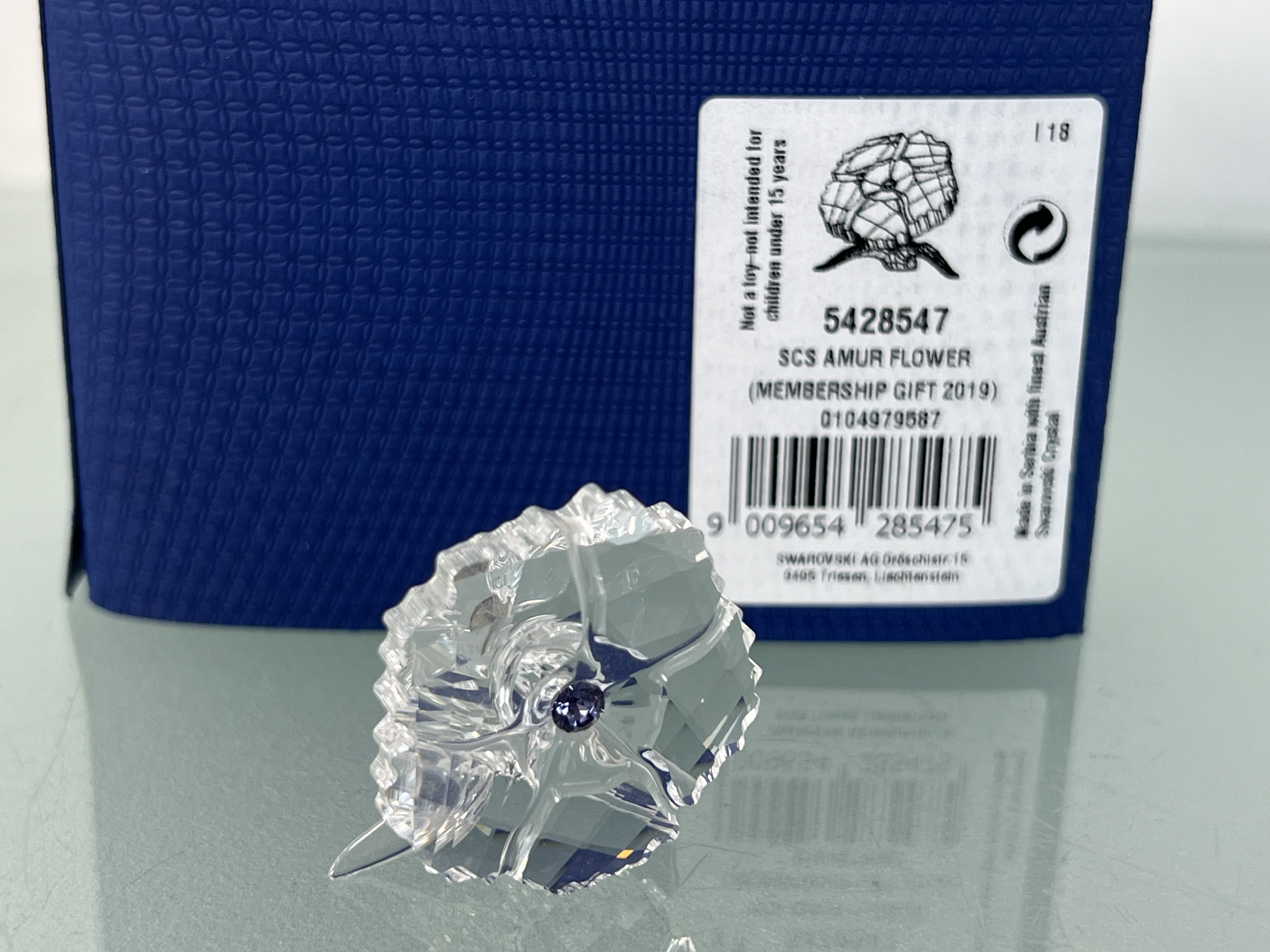 Swarovski Figur5428547 Mitgliedsgeschenk ScS Amur Blume 3 cm Ovp. Top Zustand
