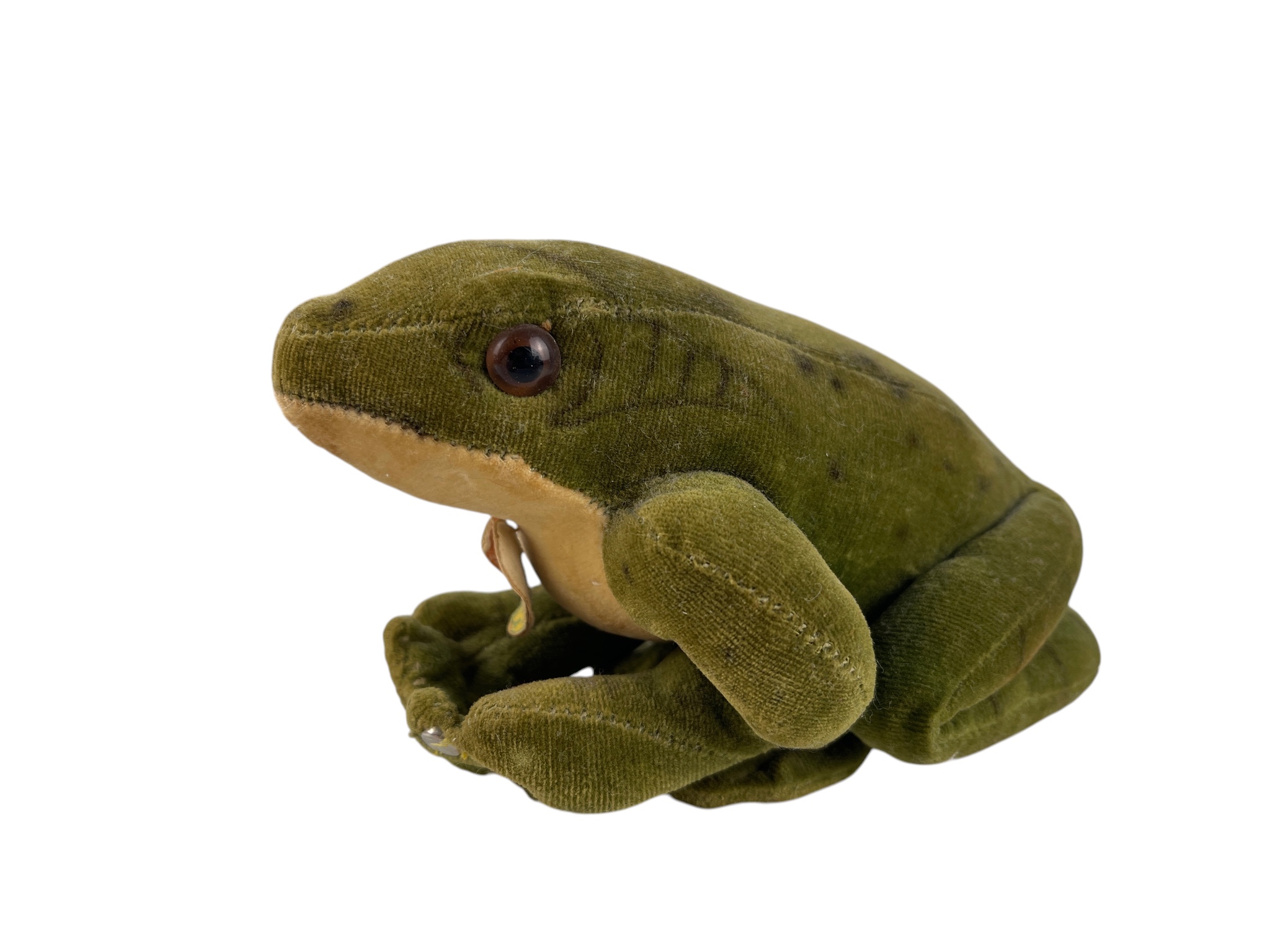 Steiff Tier Frosch 13  x 8 cm - Top Zustand  siehe Fotos  