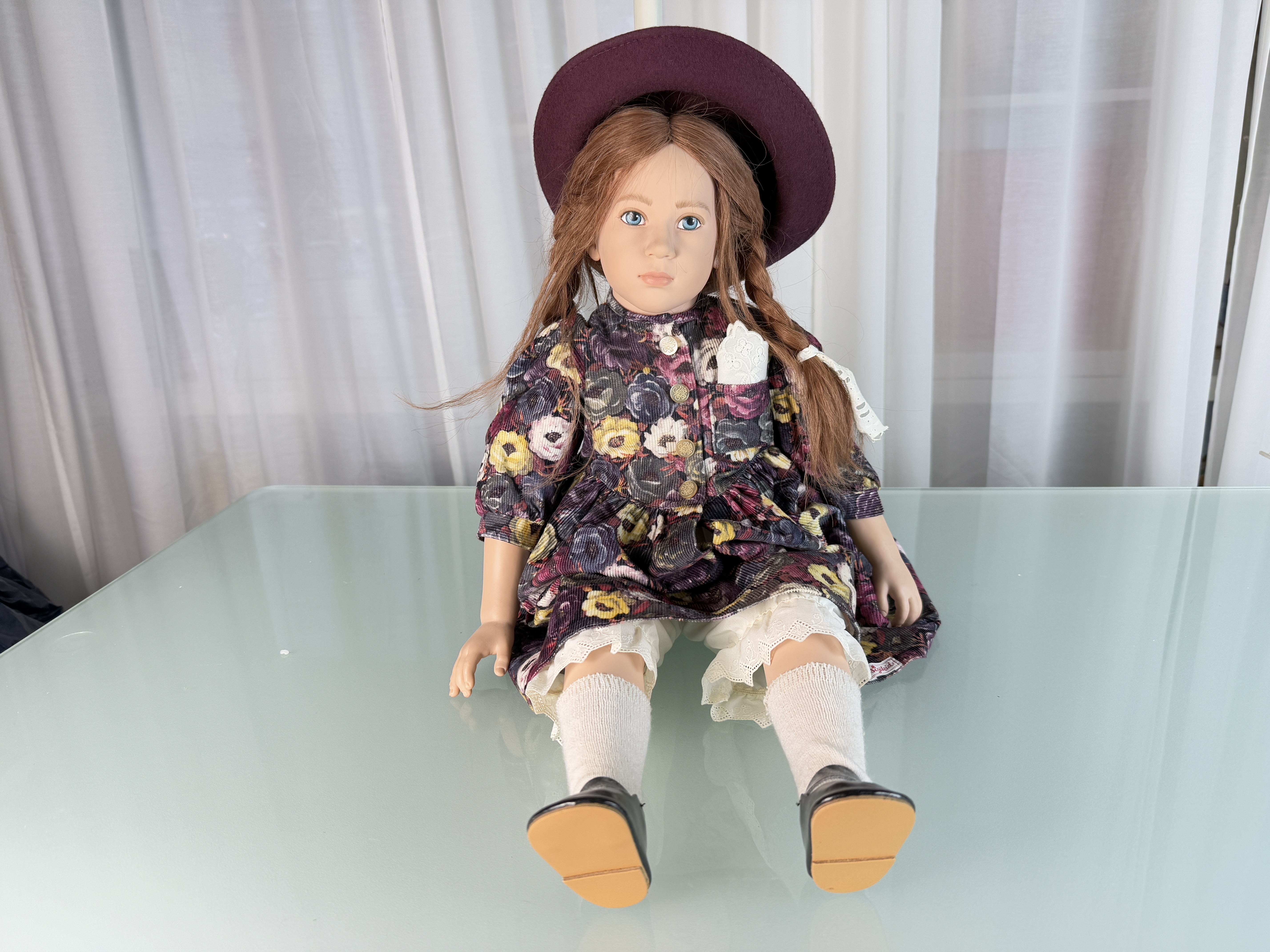 Sigikid Sabine Esche Künstlerpuppe Vinyl Puppe 60 cm. Top Zustand 