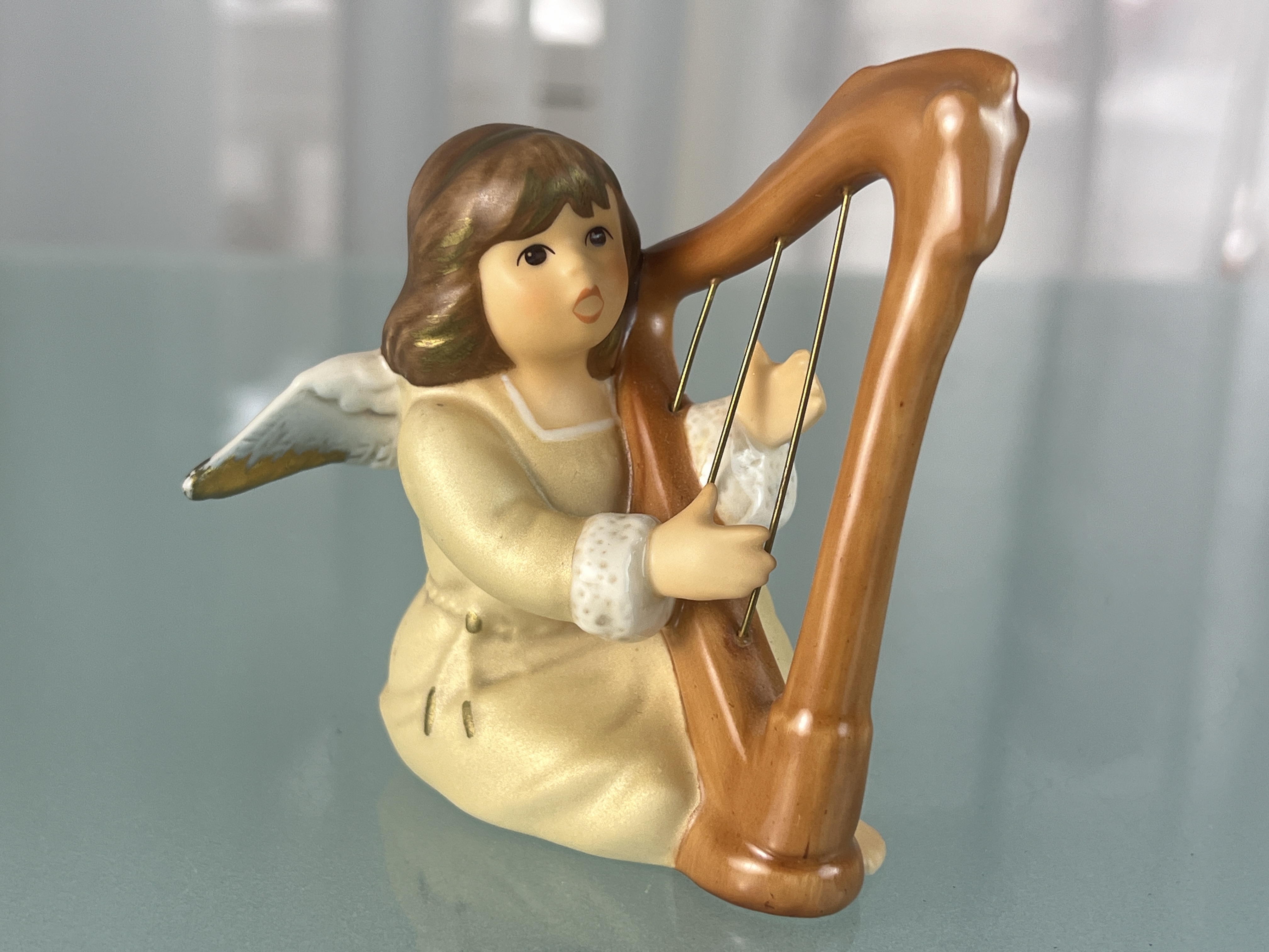 Goebel Figur Engel mit Harfe Sammler Porzellan 9 cm 1 Wahl. Top Zustand