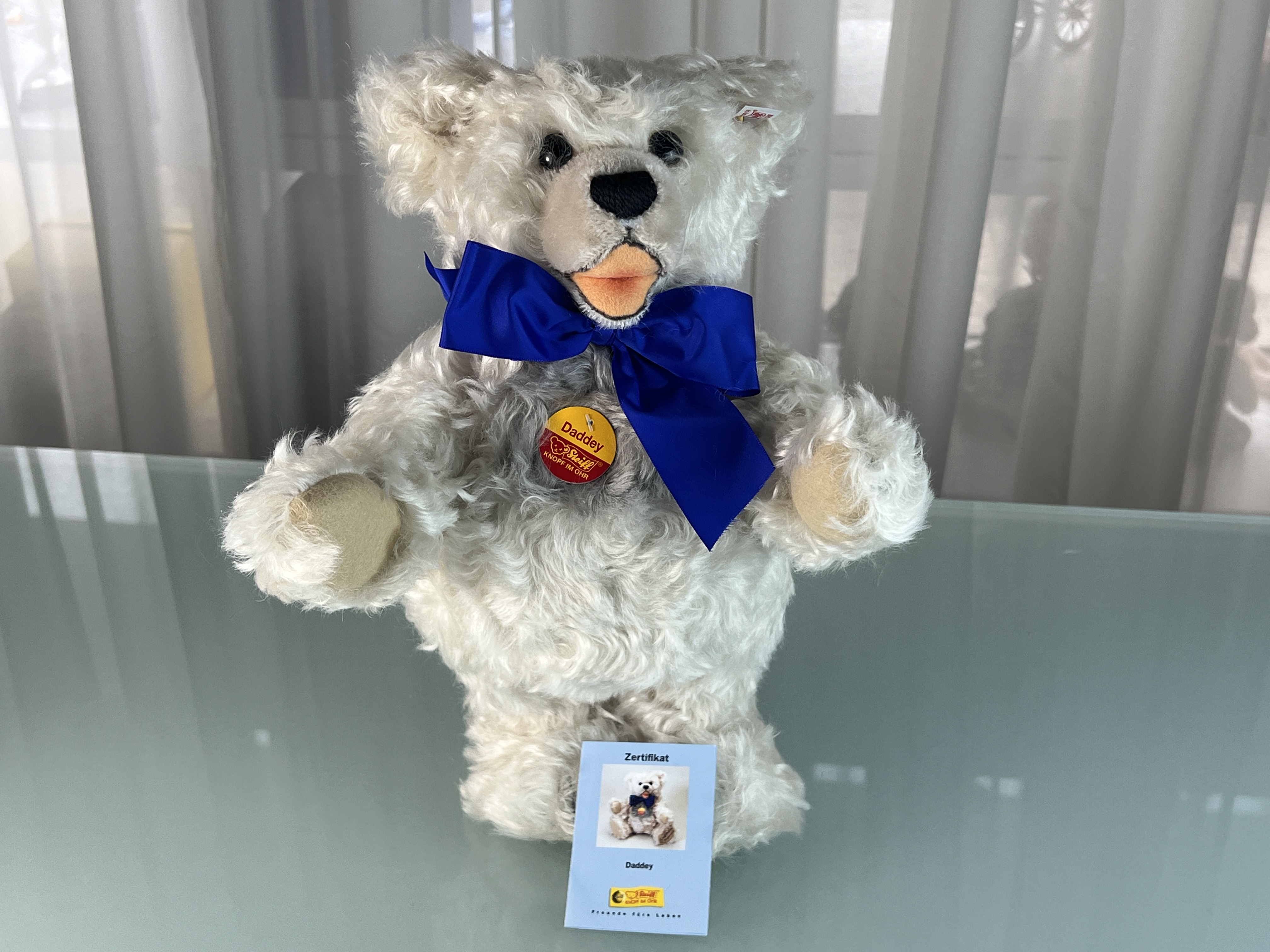 Steiff Tier Teddy Bär 655685 Daddey Teddy Bär 35 cm. Top Zustand.