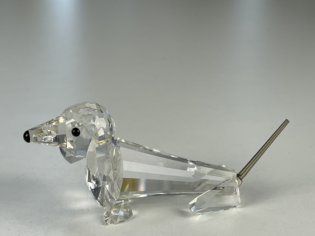 Swarovski Figur 010003 Großer Dackel 8,5 cm. Top Zustand.