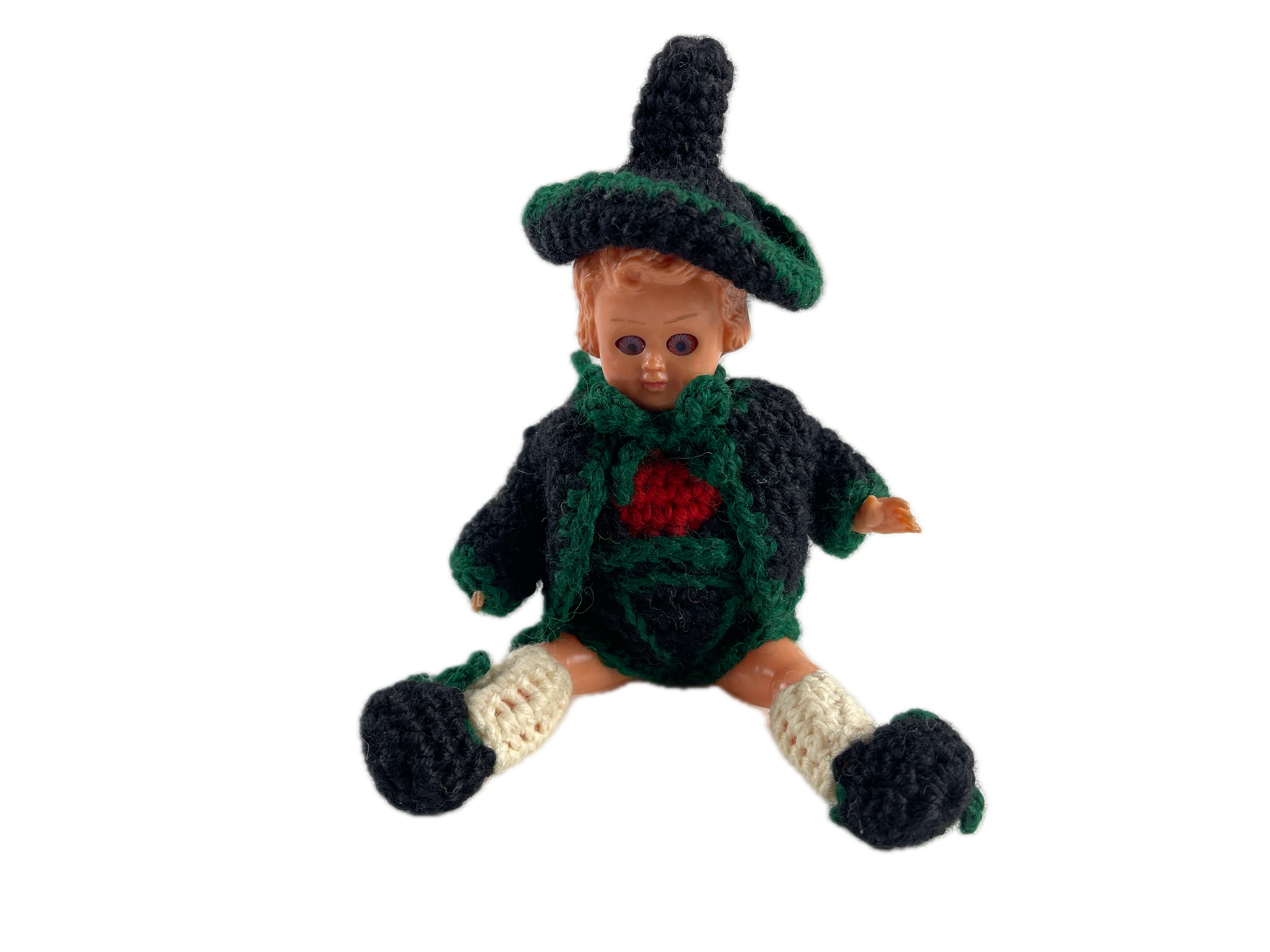 Künstler Zelluloid Puppe 14 cm Zustand siehe Fotos
