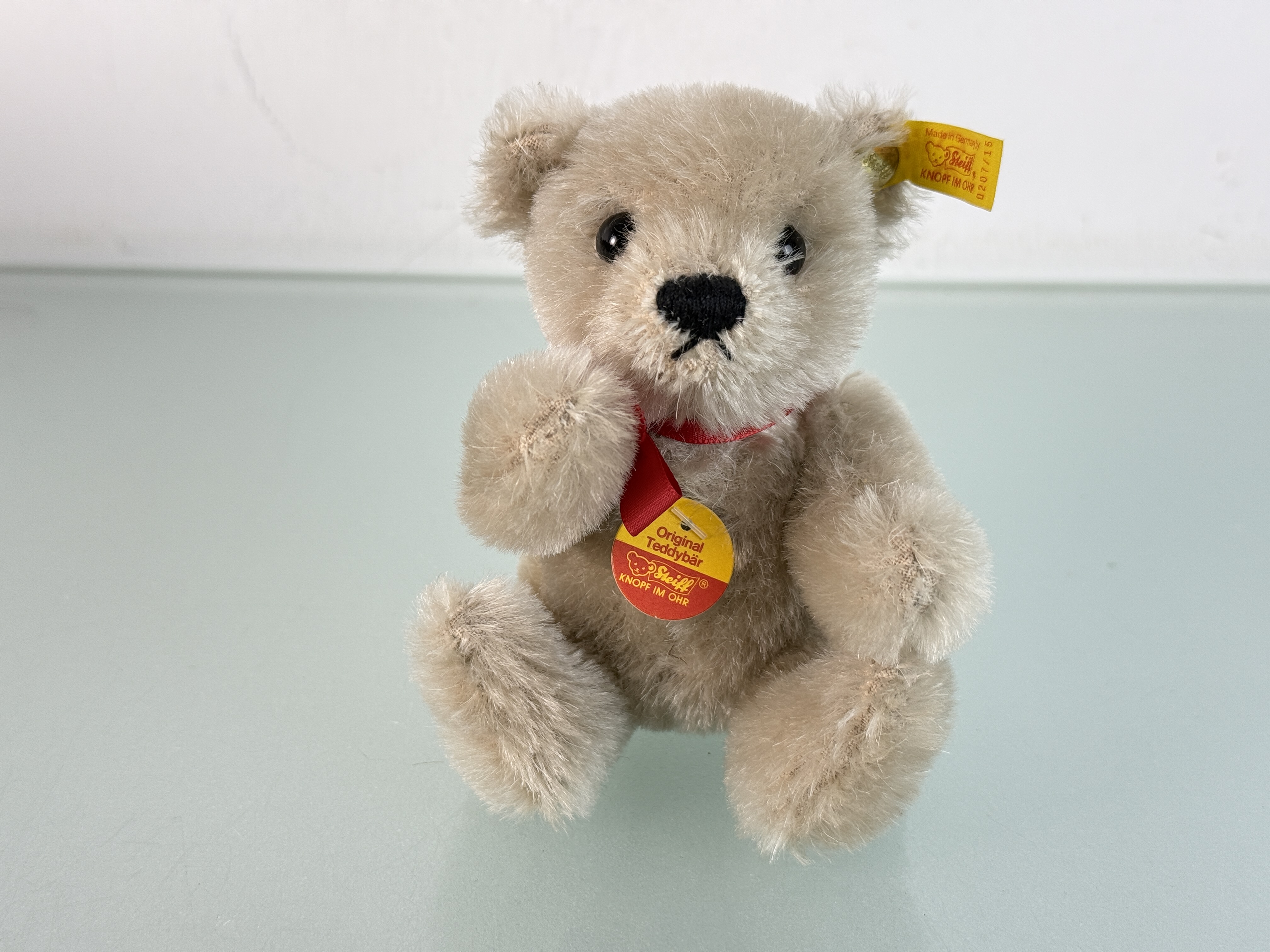 Steiff Tier 0207/15 Teddybär 15 cm Top Zustand    