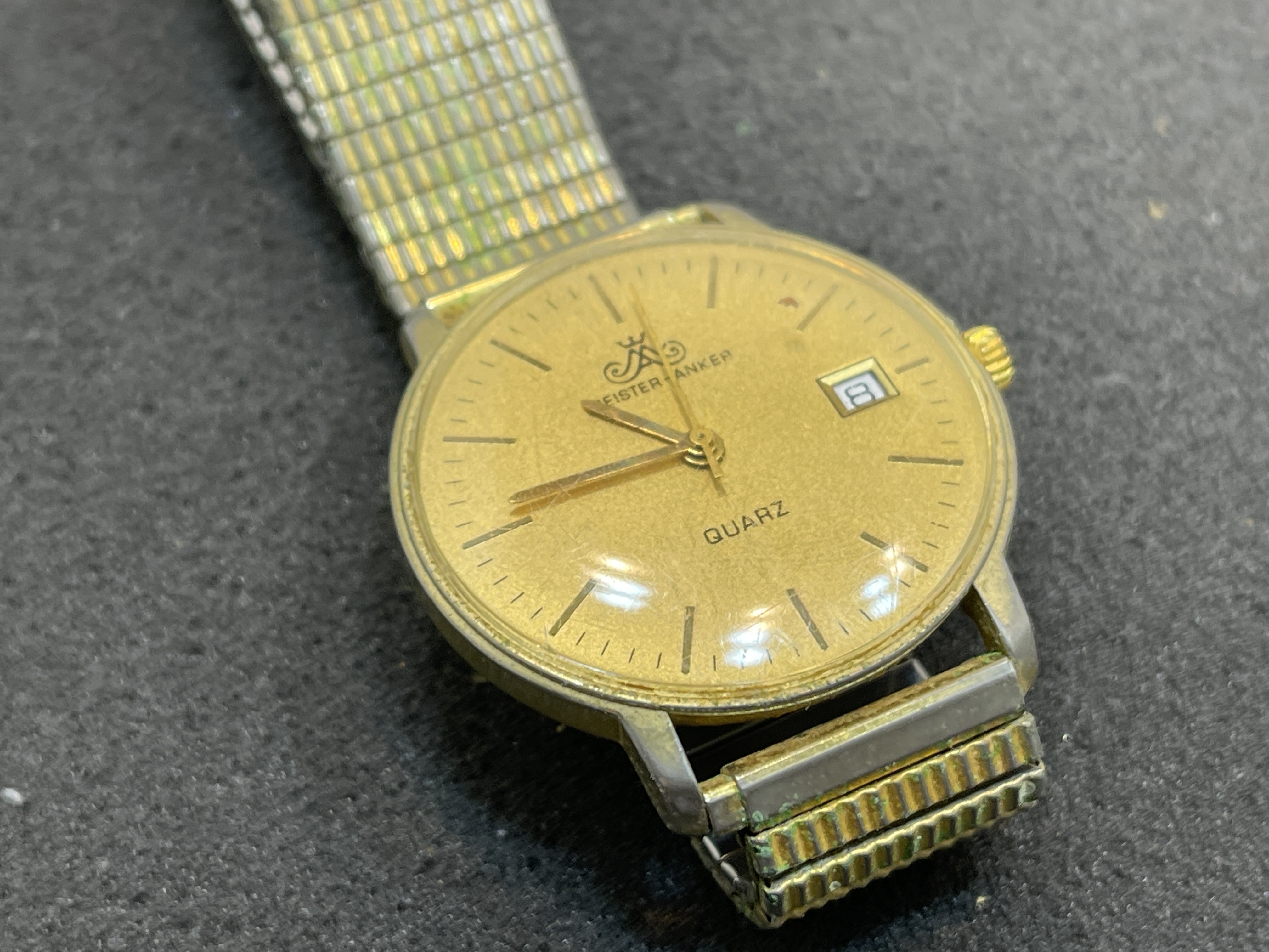 Herren Armbanduhr Meister Anker Quartz - Zustand siehe Fotos   