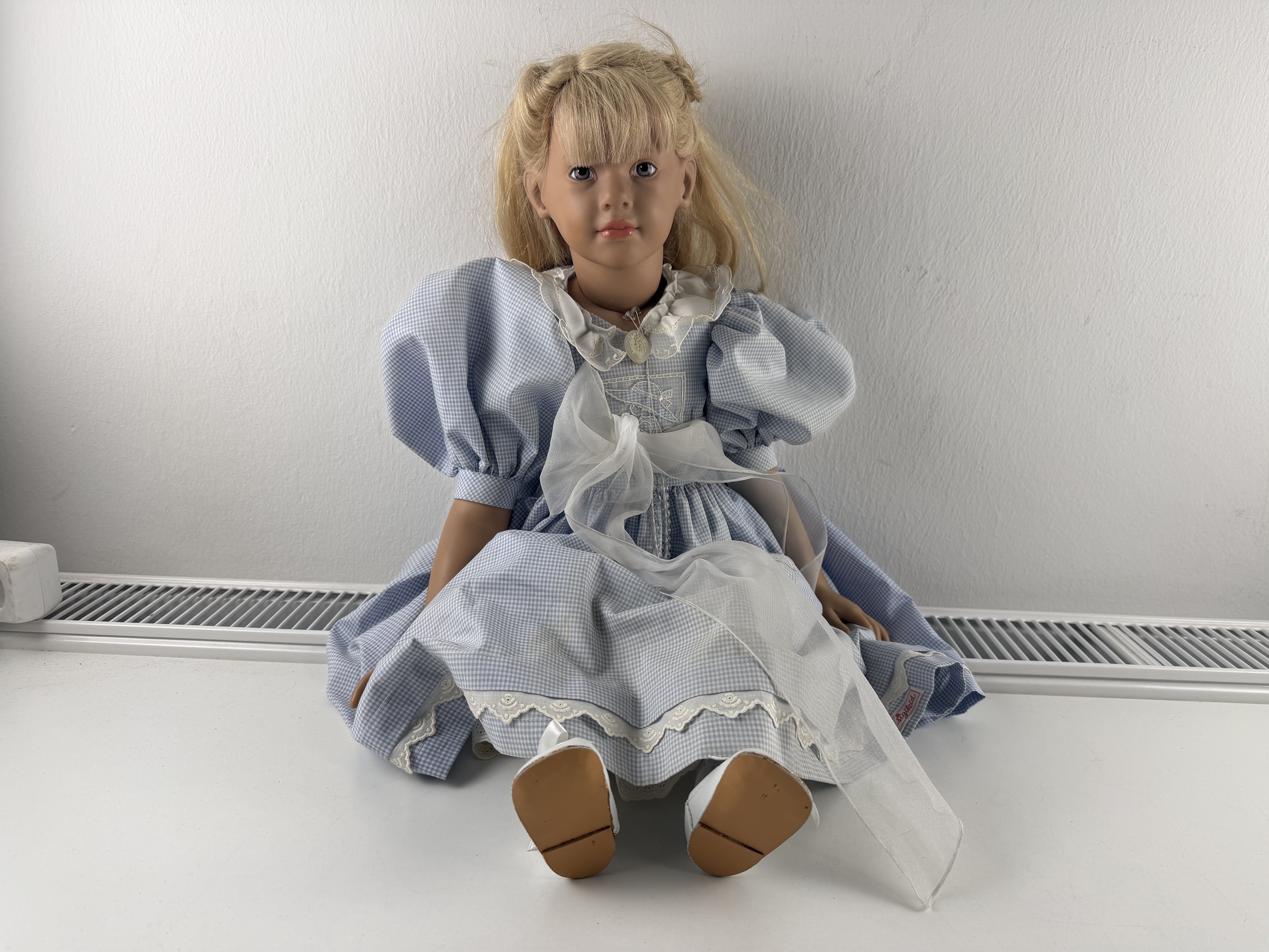 Sigikid Ilse Wippler Vinyl Künstlerpuppe Puppe 66 cm. Top Zustand   