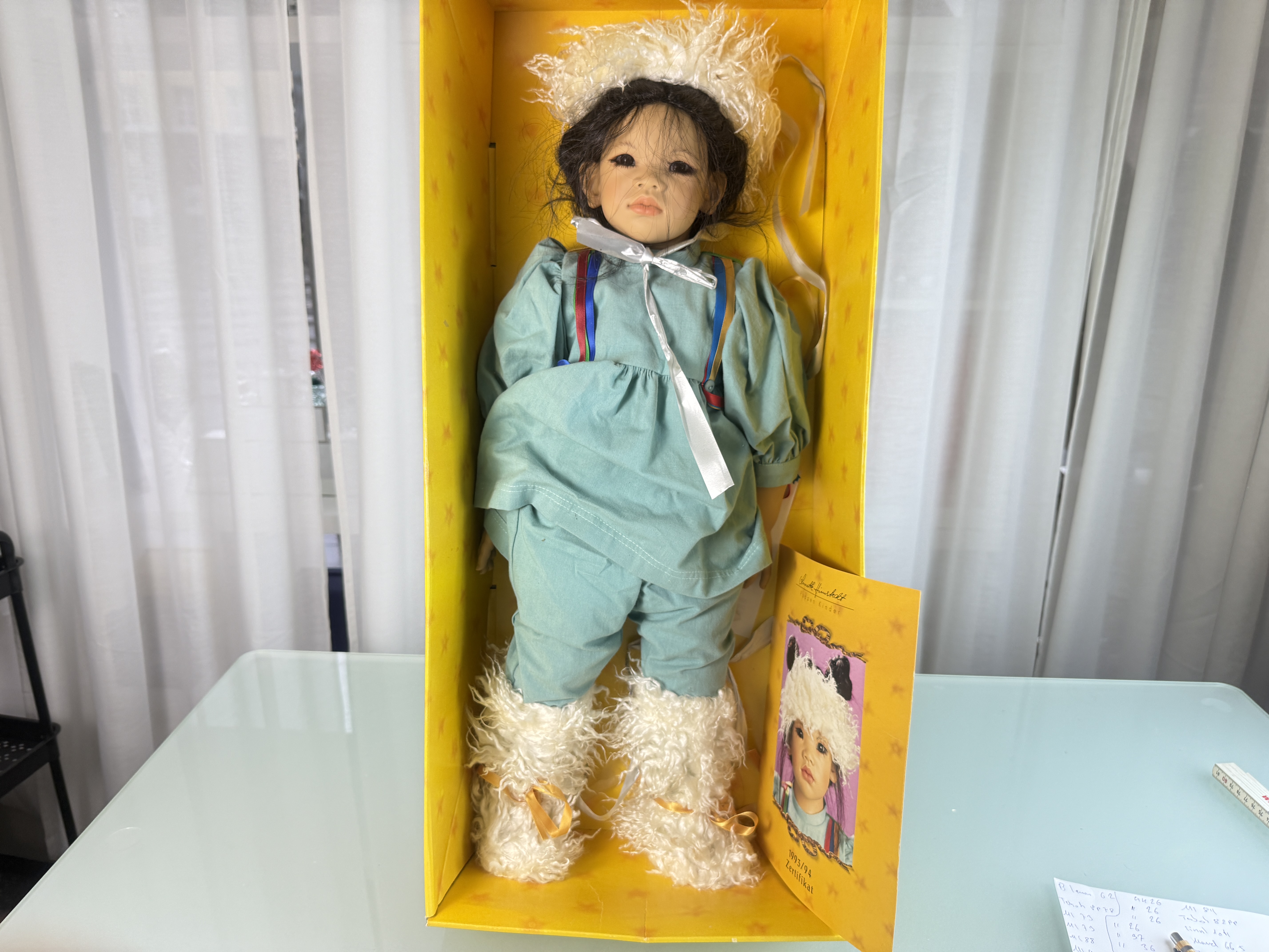 Künstlerpuppe Annette Himstedt Puppe Kima 70 cm. Top Zustand  