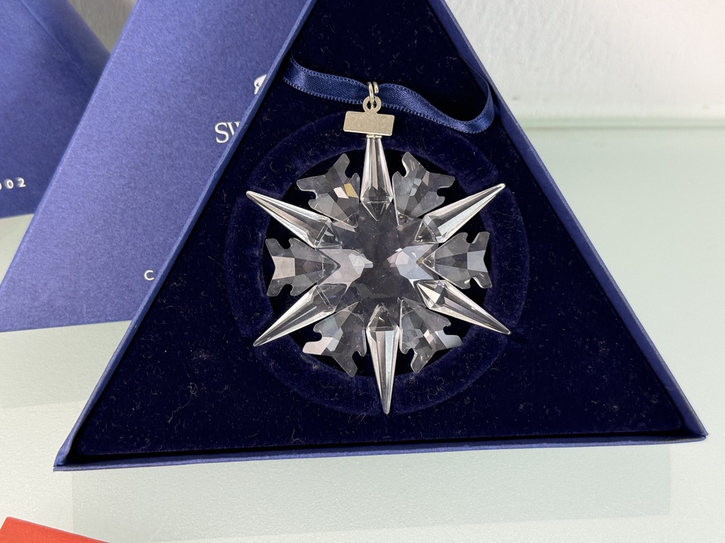 Swarovski Figur 288802 Weihnachtsstern 2002 Groß 7,5 cm. Ovp & Zertifikat - Top Zustand   