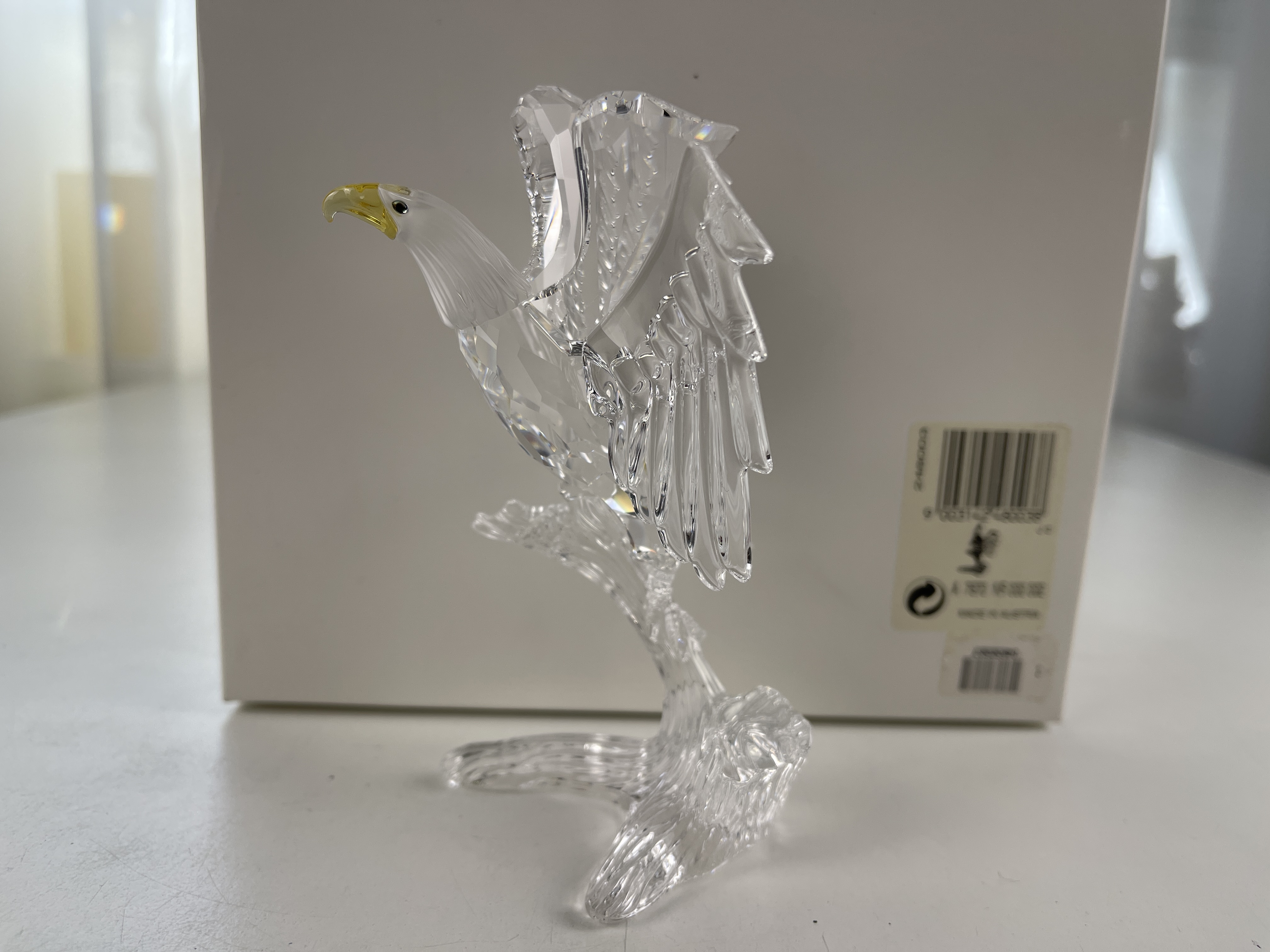Swarovski Figur 248003 Adler Weisskopfseeadler 13 cm. Ovp & Zertifikat.  Top Zustand 