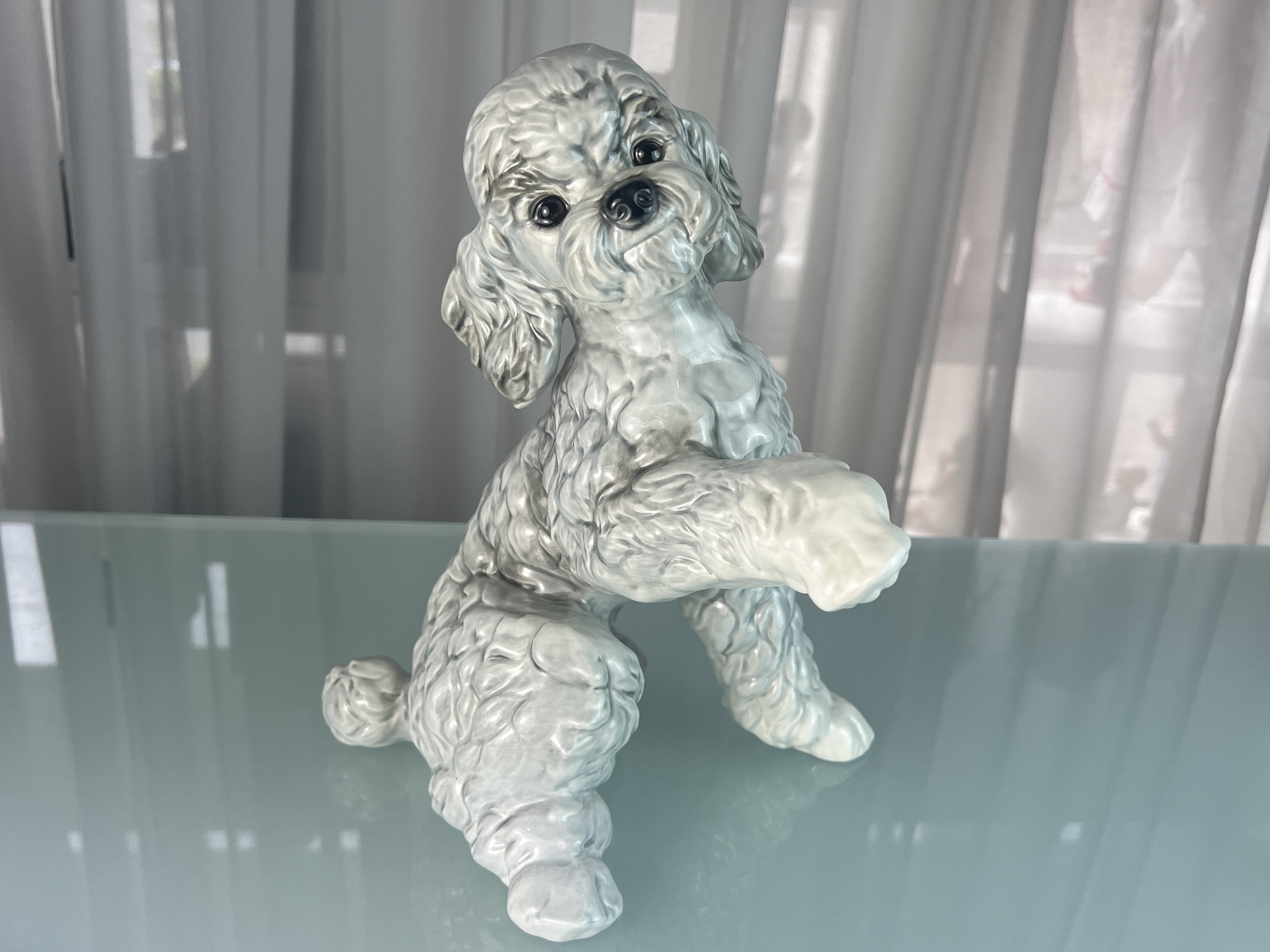 Goebel Figur Hund Pudel Porzellan 30 cm - Top Zustand.  