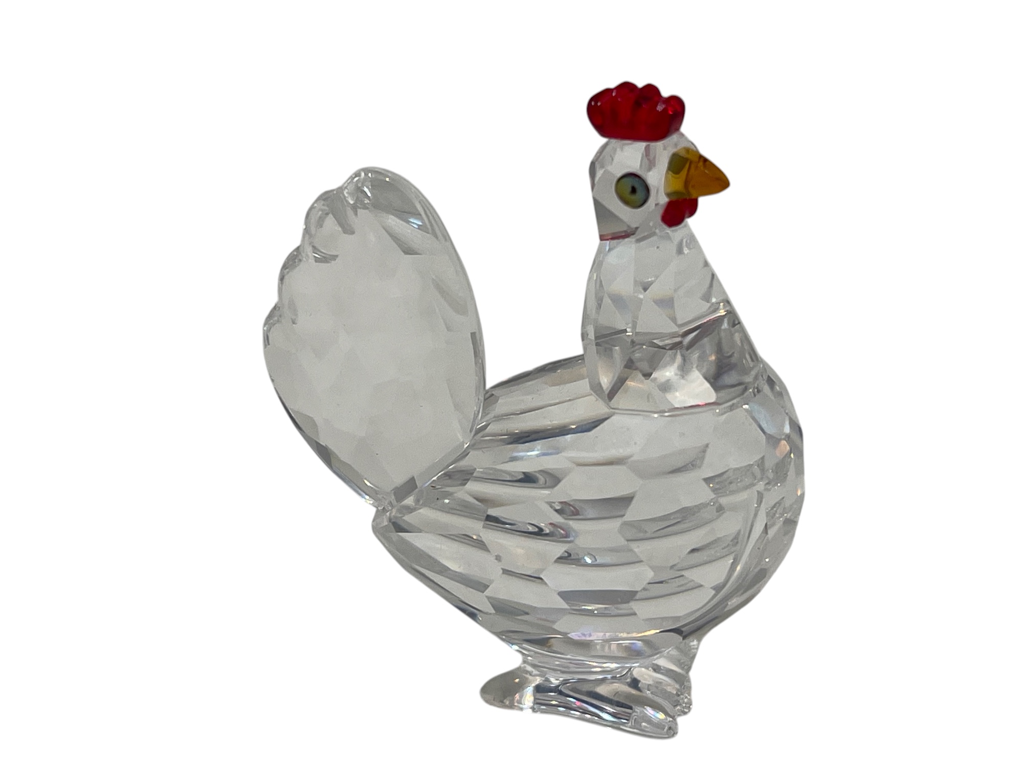 Swarovski Figur 608721 Kristall Henne 4,5 cm. - Top Zustand 