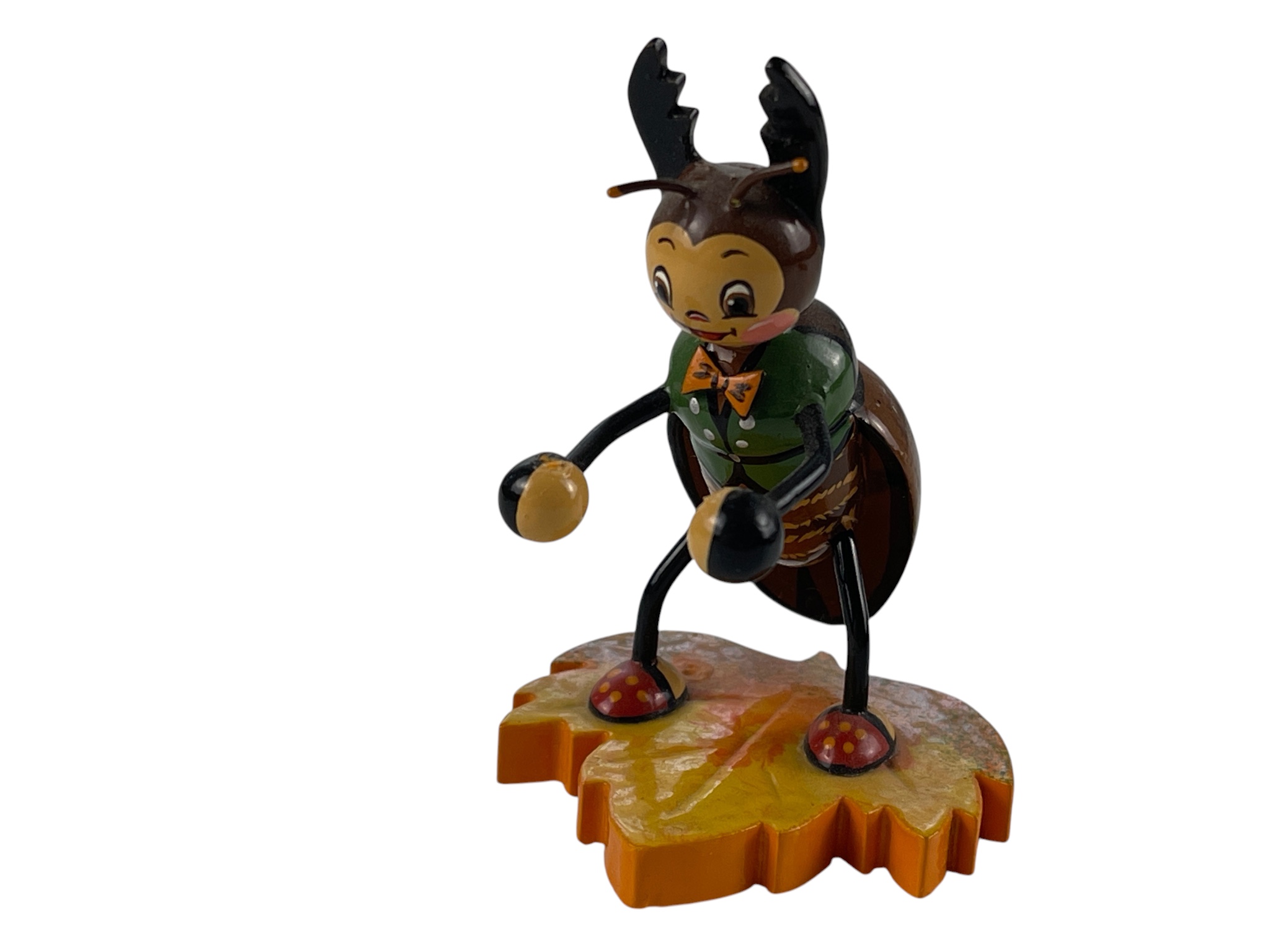 Erzgebirge Hubrig Figur Käfer 7 cm - Guter Zustand (Ohne Buch)