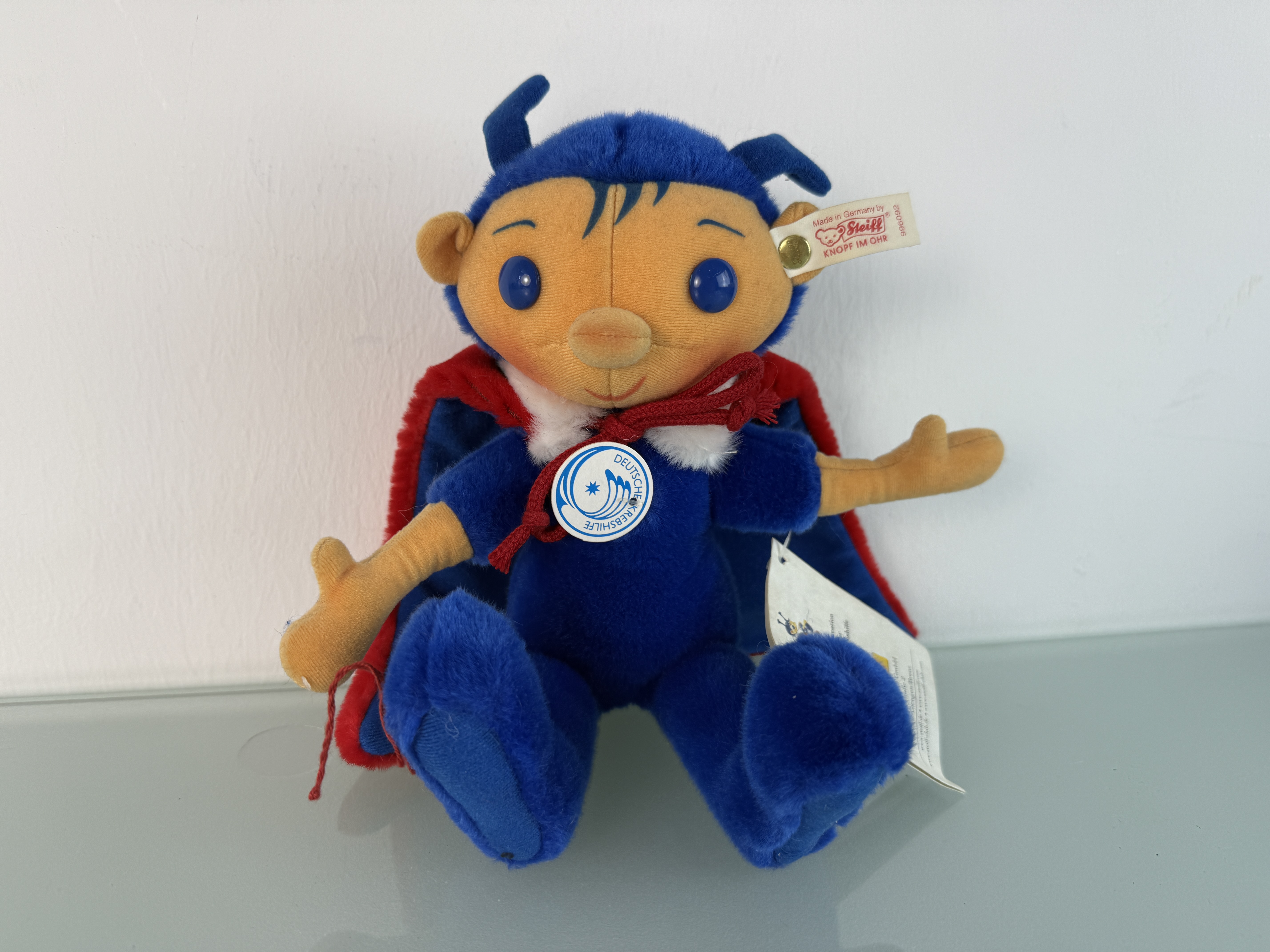 Steiff Tier 996092 Marienkäfer Prinz Maari 27 cm. Top Zustand    