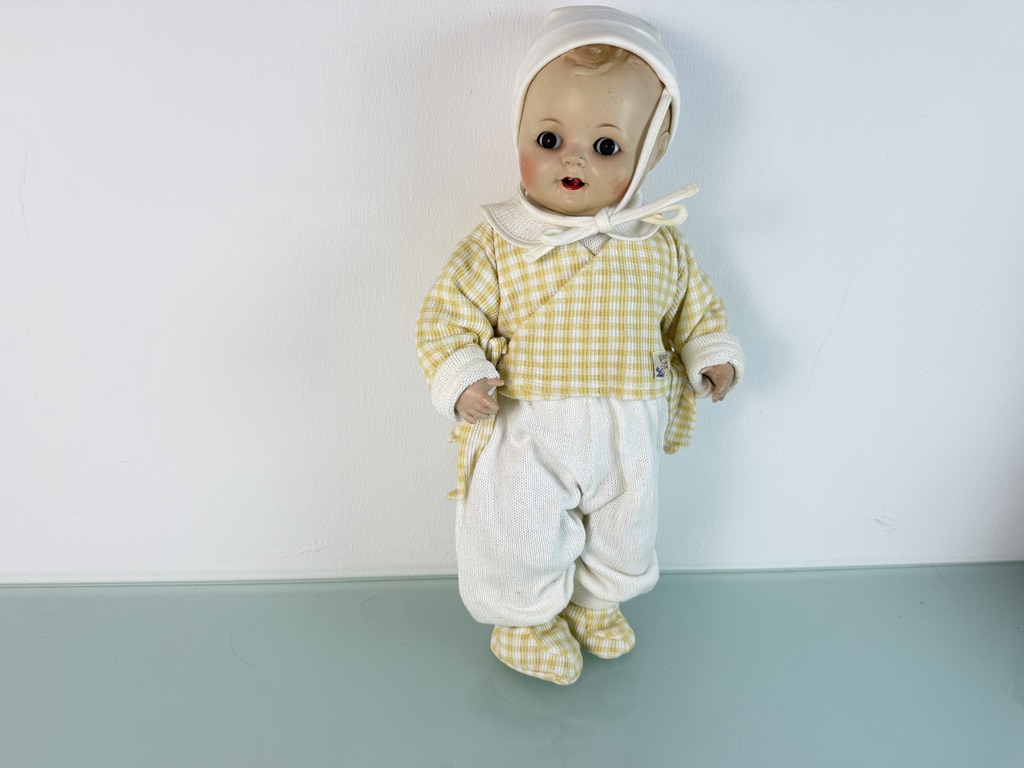 Künstlerpuppe alte Sammler Puppe 50 cm Zustand Siehe Fotos.   