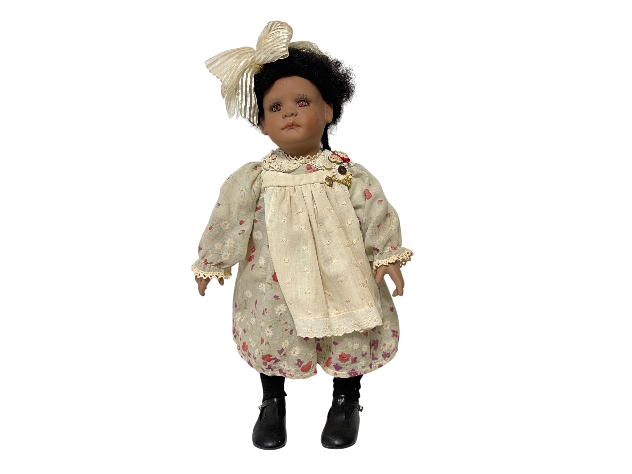  Linda Valentino Michel Porzellan Puppe 62 cm.  Zustand siehe Fotos 