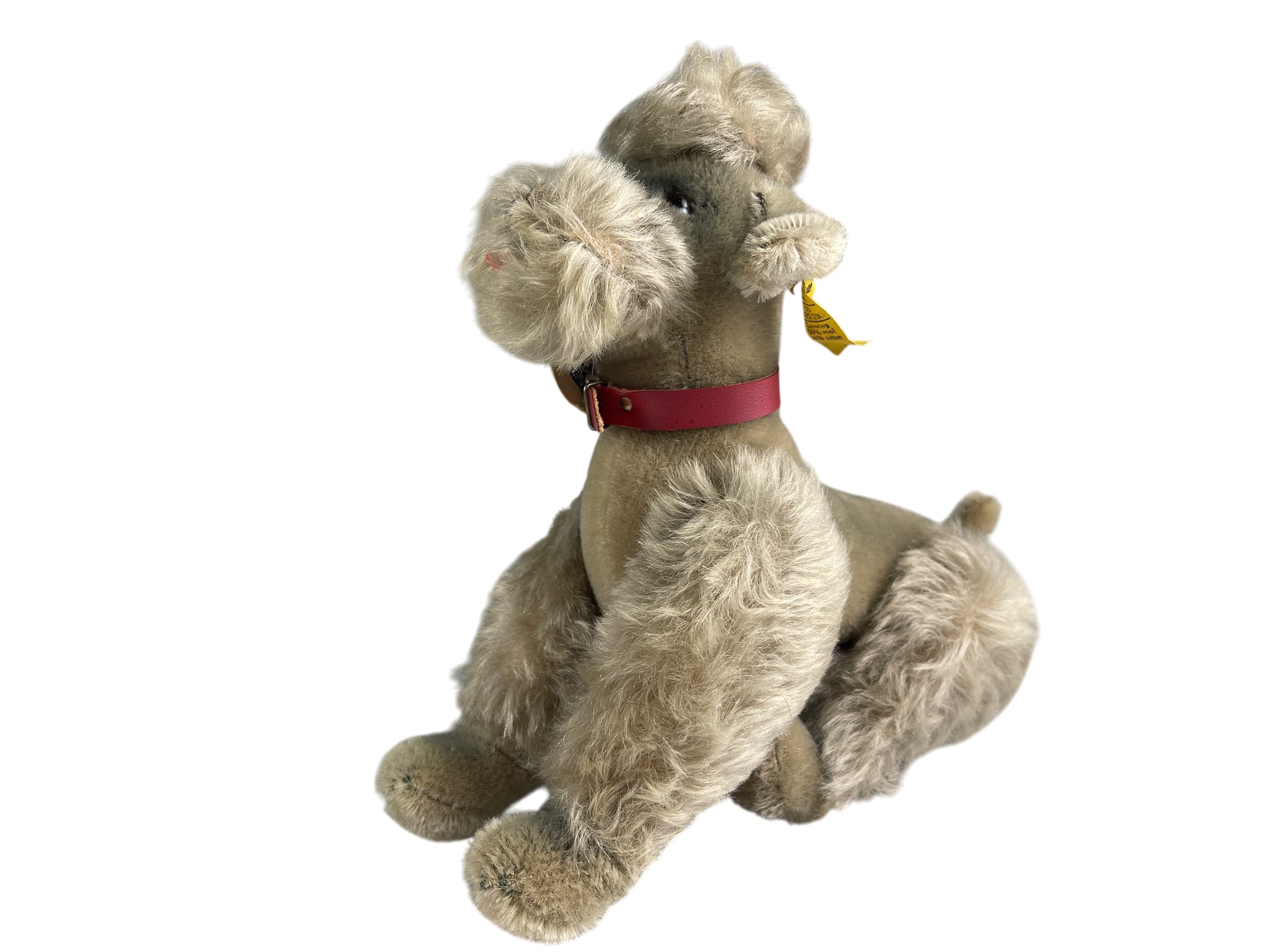 Steiff Tier 4435/22 Hund Pudel 23 cm Top Zustand. 