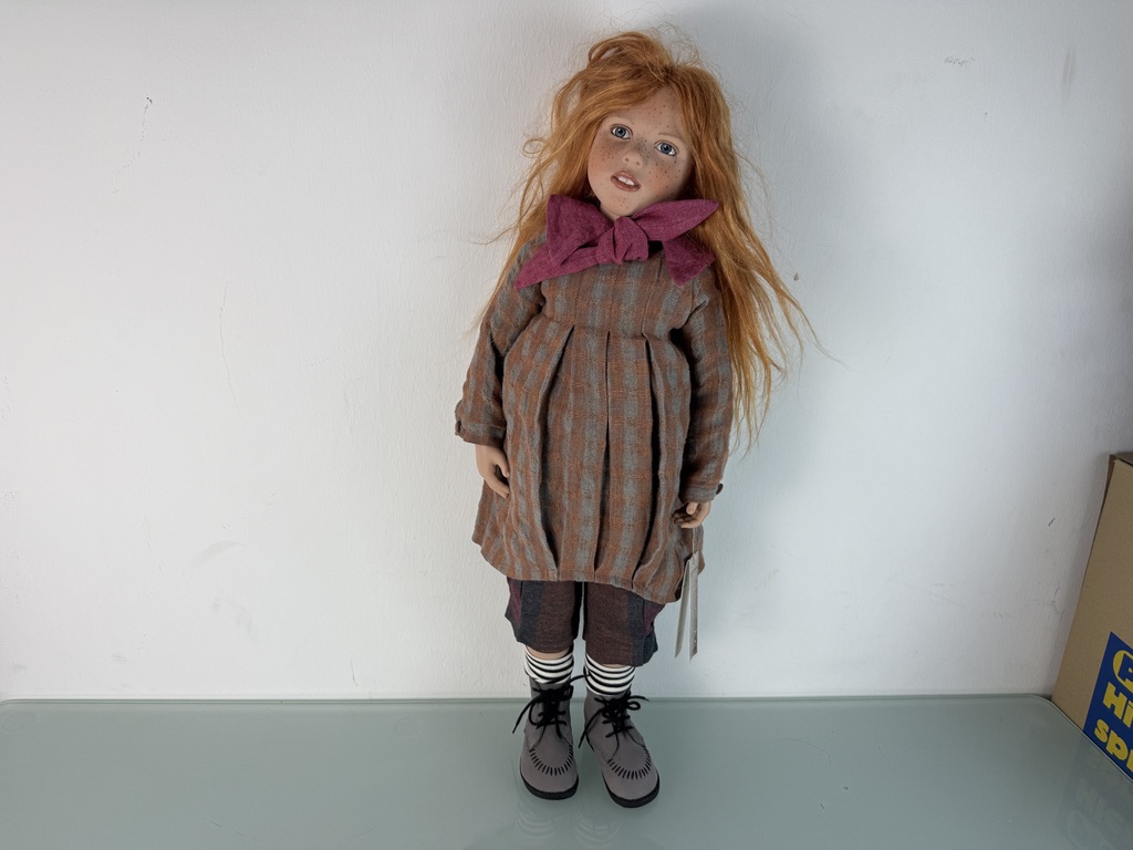 Zwergnase Künstlerpuppe Nicole Marschollek Puppe 65 cm. Top Zustand   