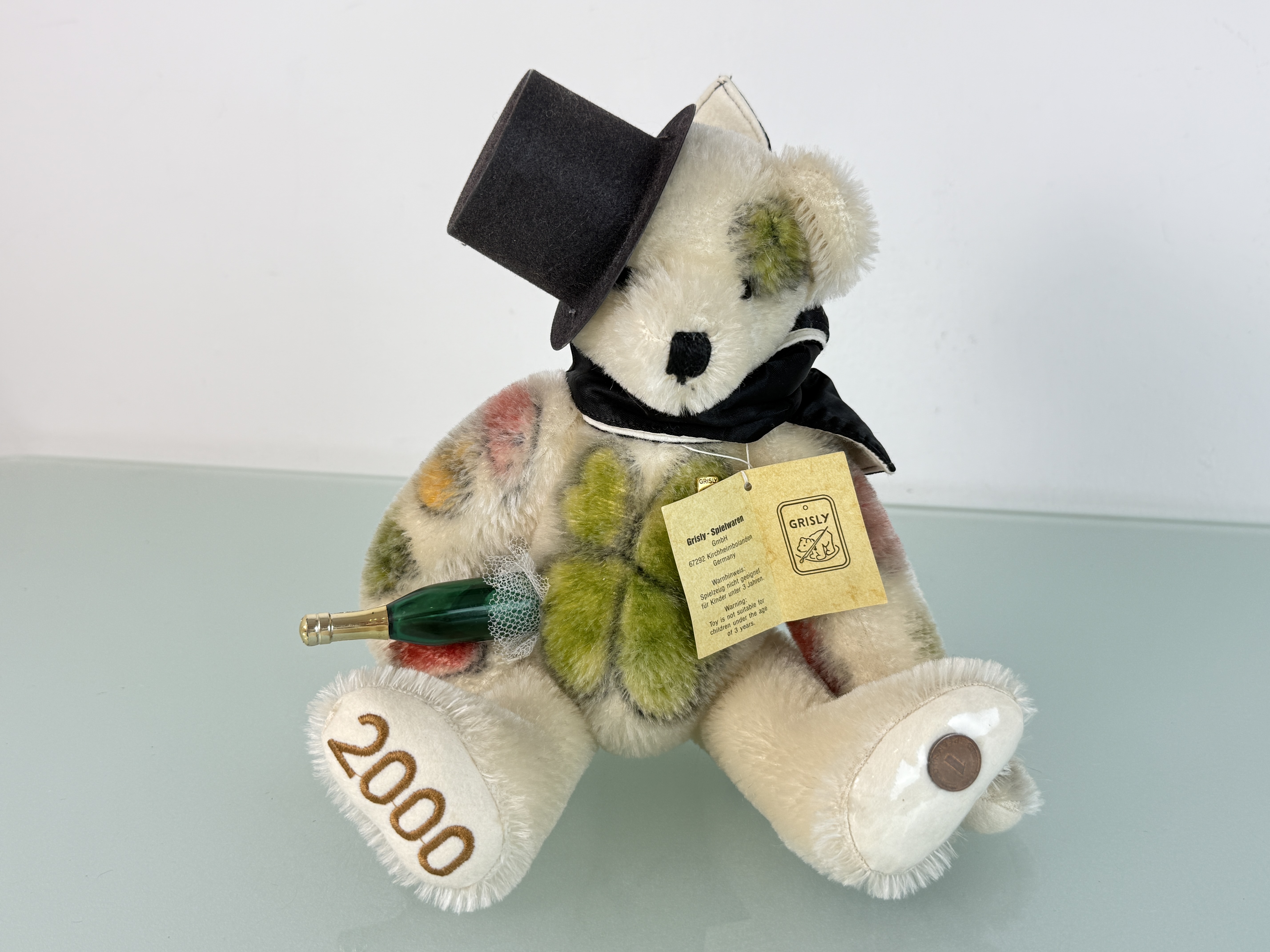 Künstlerbär Teddybär Grisly 35 cm. Nichtraucherhaushalt - Top Zustand.  