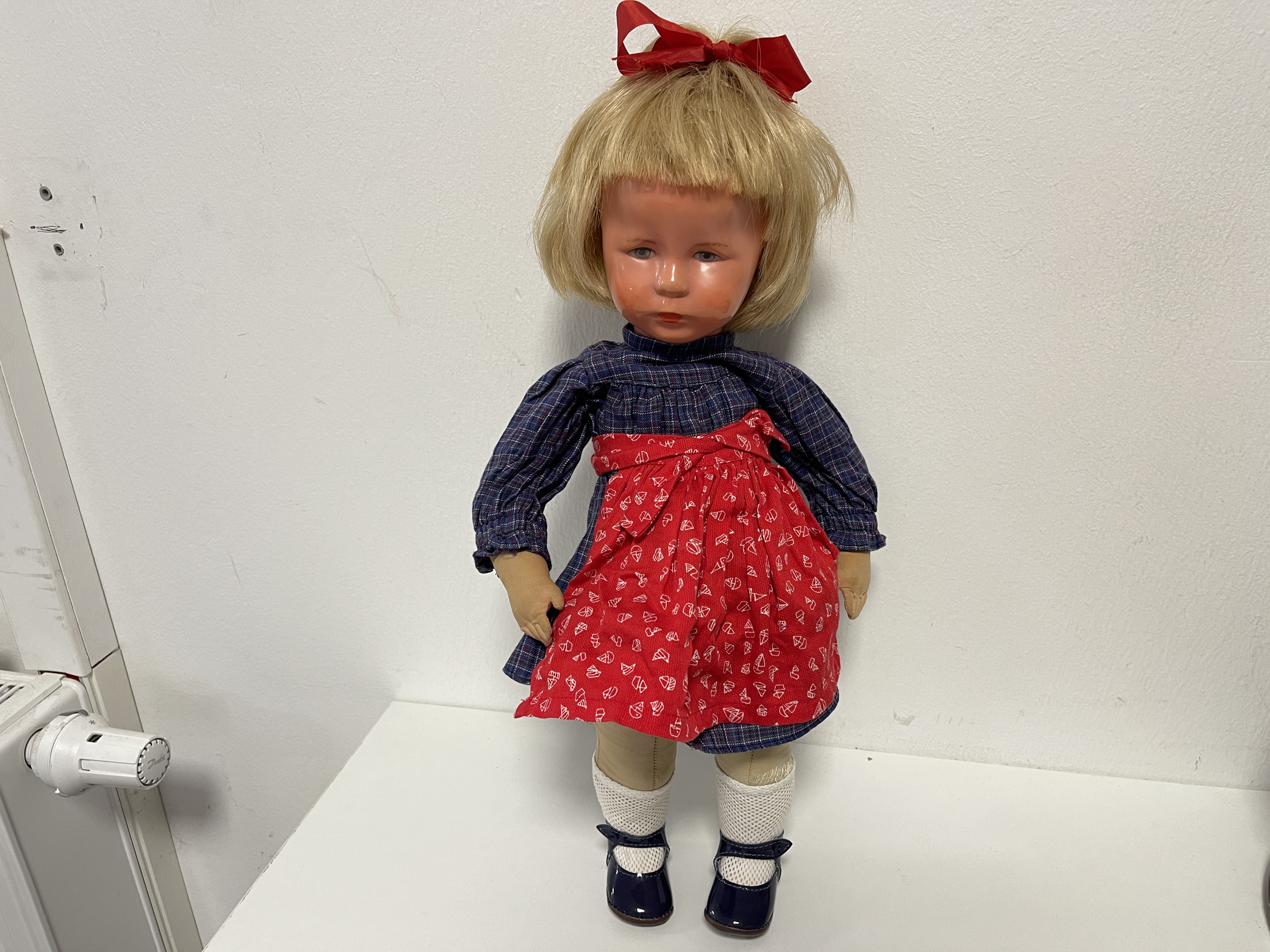 Alte Käthe Kruse Puppe Sammlerpuppe 42 cm - Guter Zustand