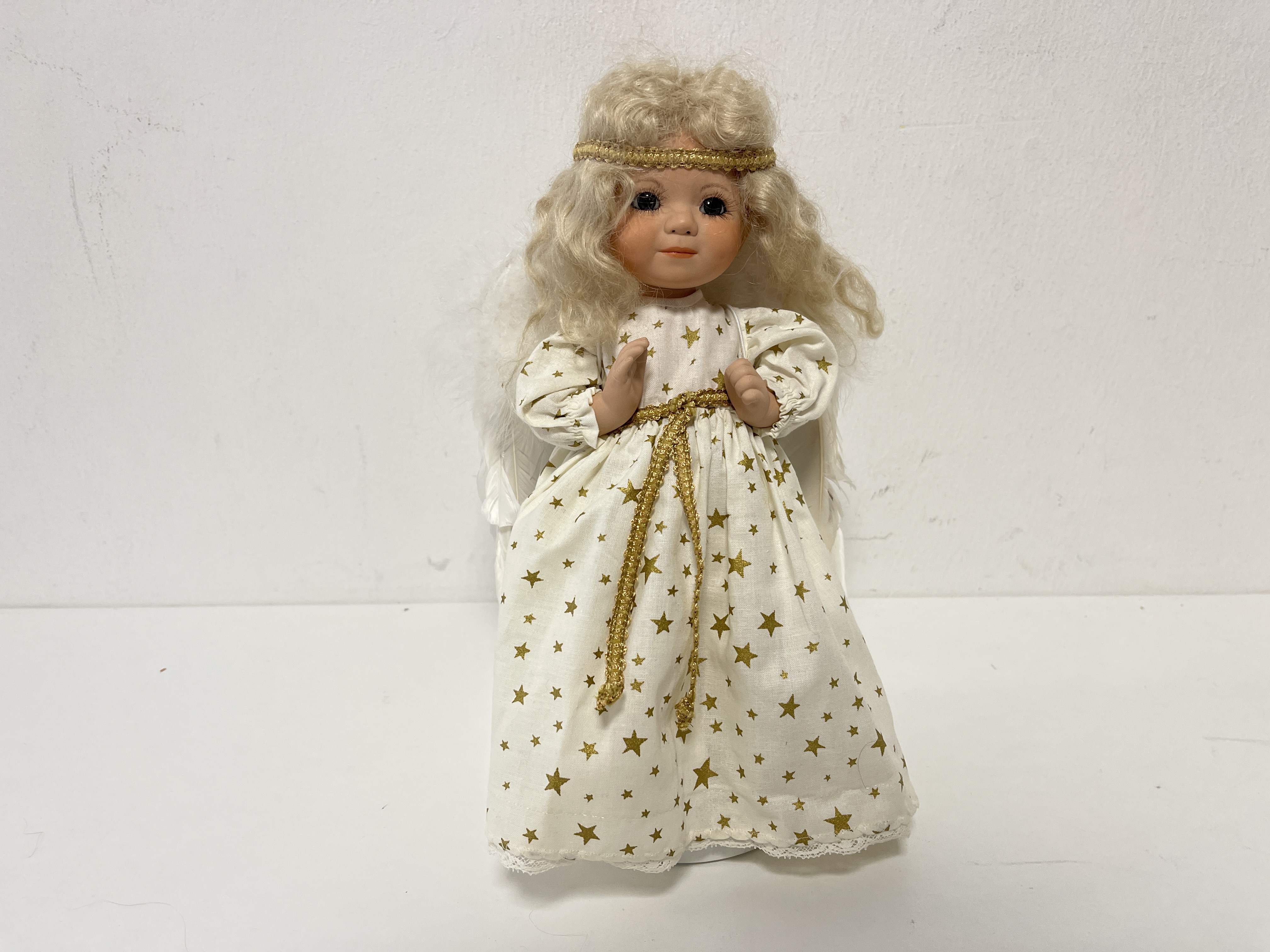 Rosemarie Anna Müller Künstlerpuppe Porzellan Puppe 30 cm Unikat Top Zustand  