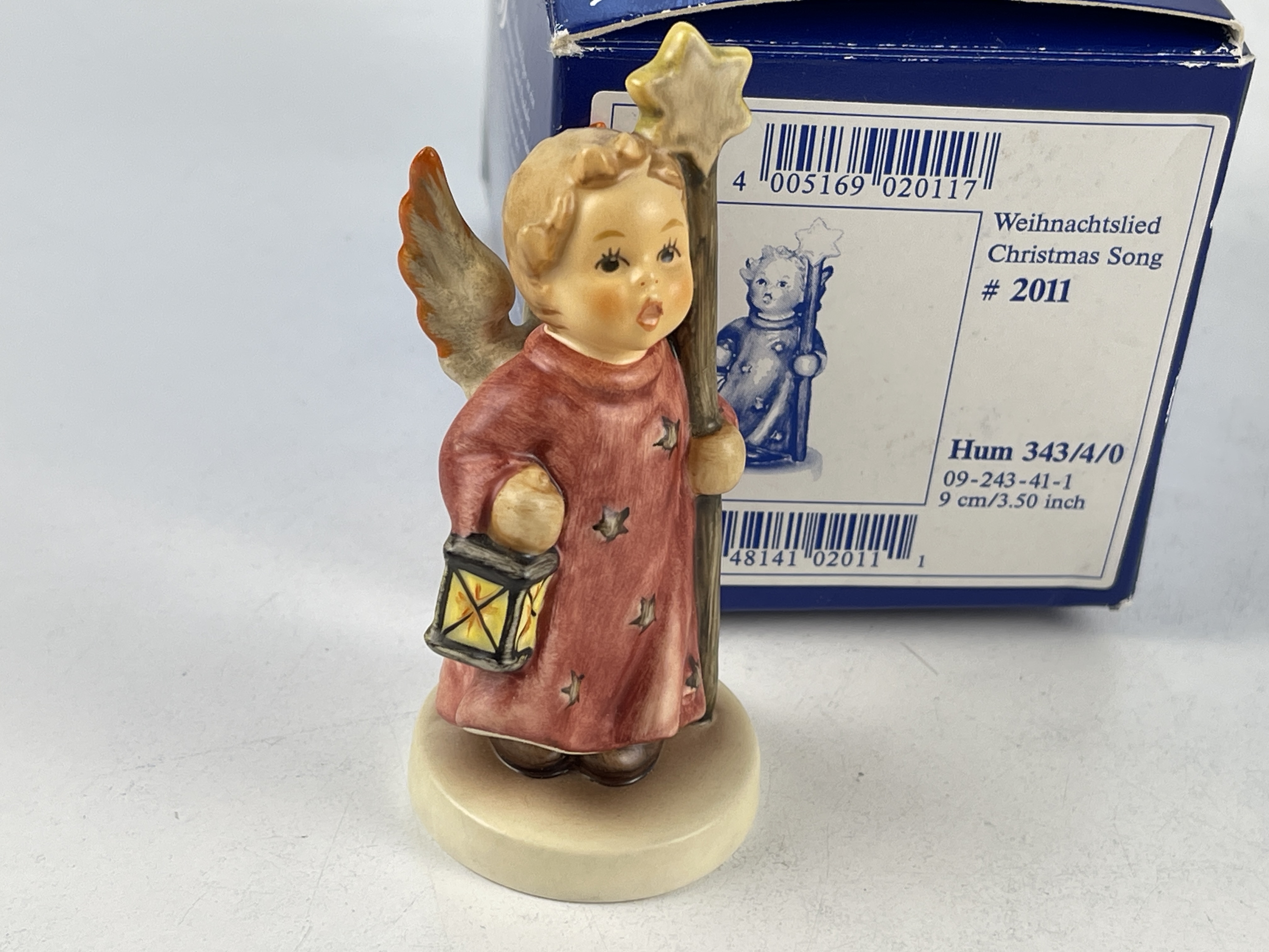 Hummel Figur 343 4/0 Weihnachtslied 8 cm. 1 Wahl Top Zustand   OVP