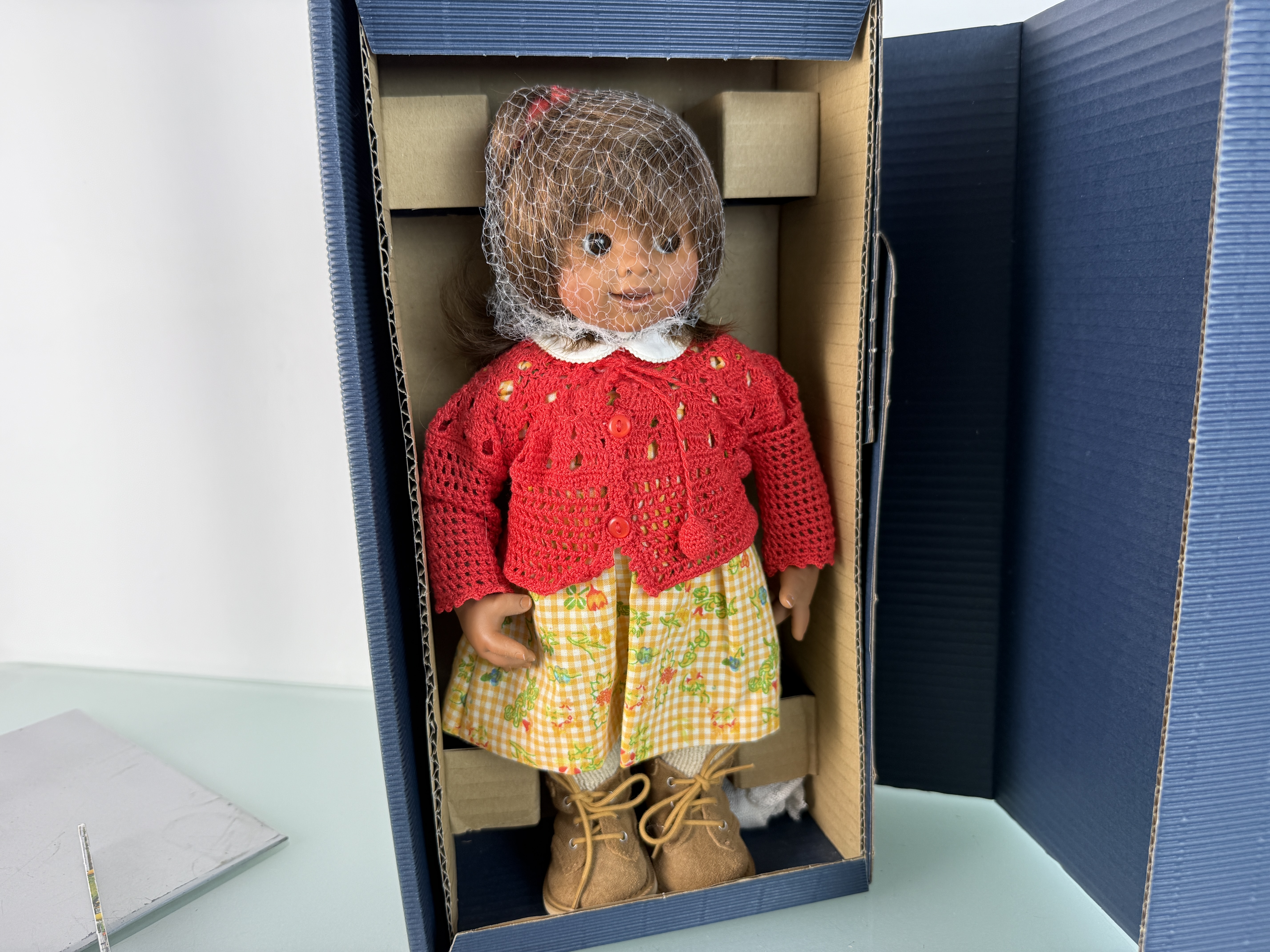 Künstlerpuppe Rosemarie Anna Müller Puppe 32 cm. Top Zustand