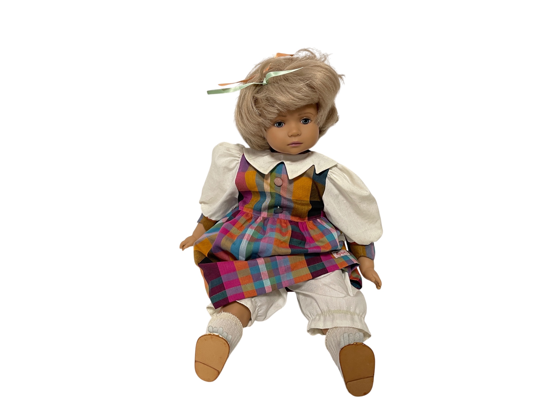 Sigikid Künstlerpuppe Vinyl Puppe 47 cm. Top Zustand   