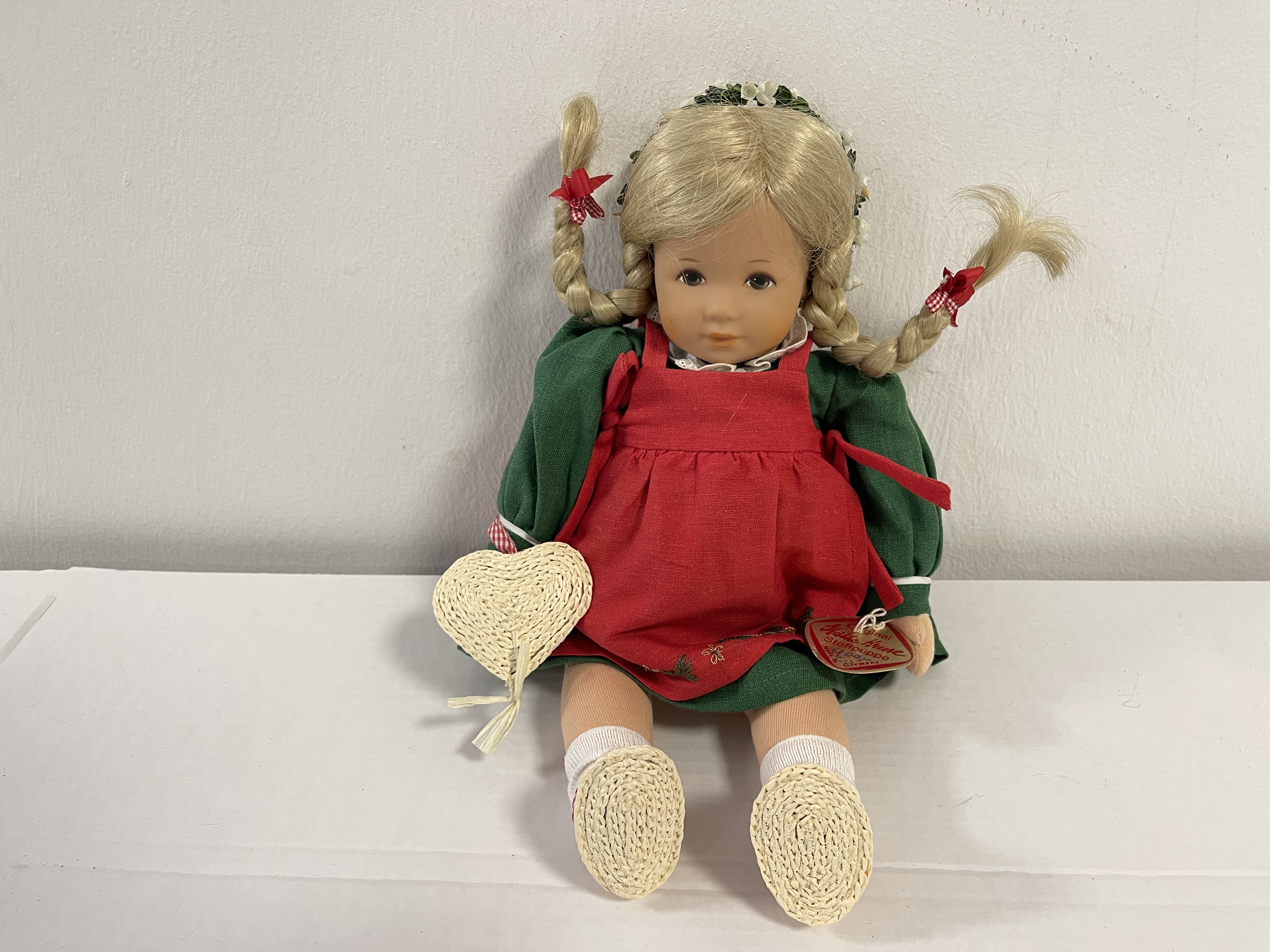 Künstlerpuppe Käthe Kruse Glückskind Puppe 37 cm. Zustand siehe Fotos