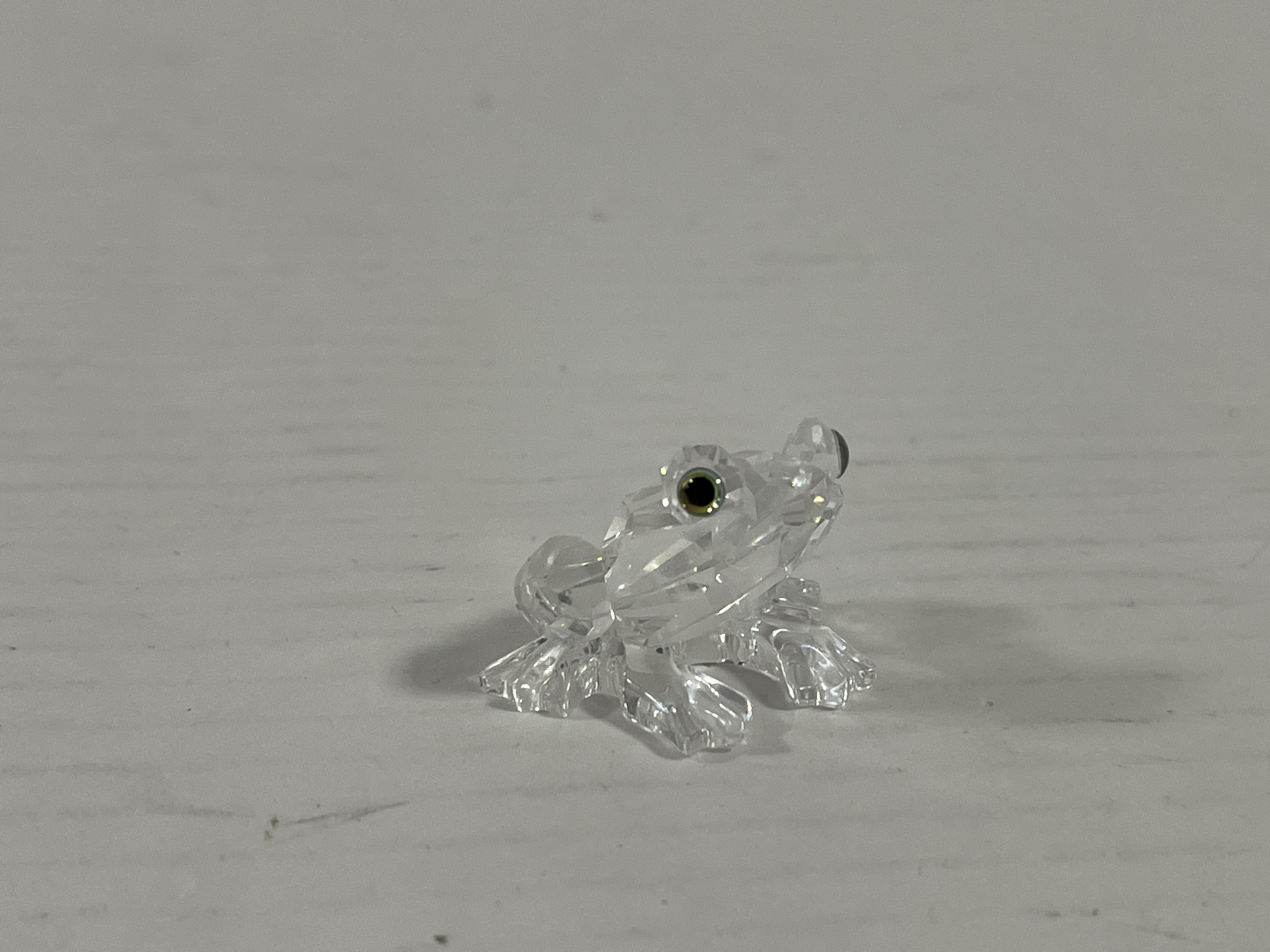 Swarovski Figur Kristall 183113 Frosch Groß 3,5 cm. Top Zustand 