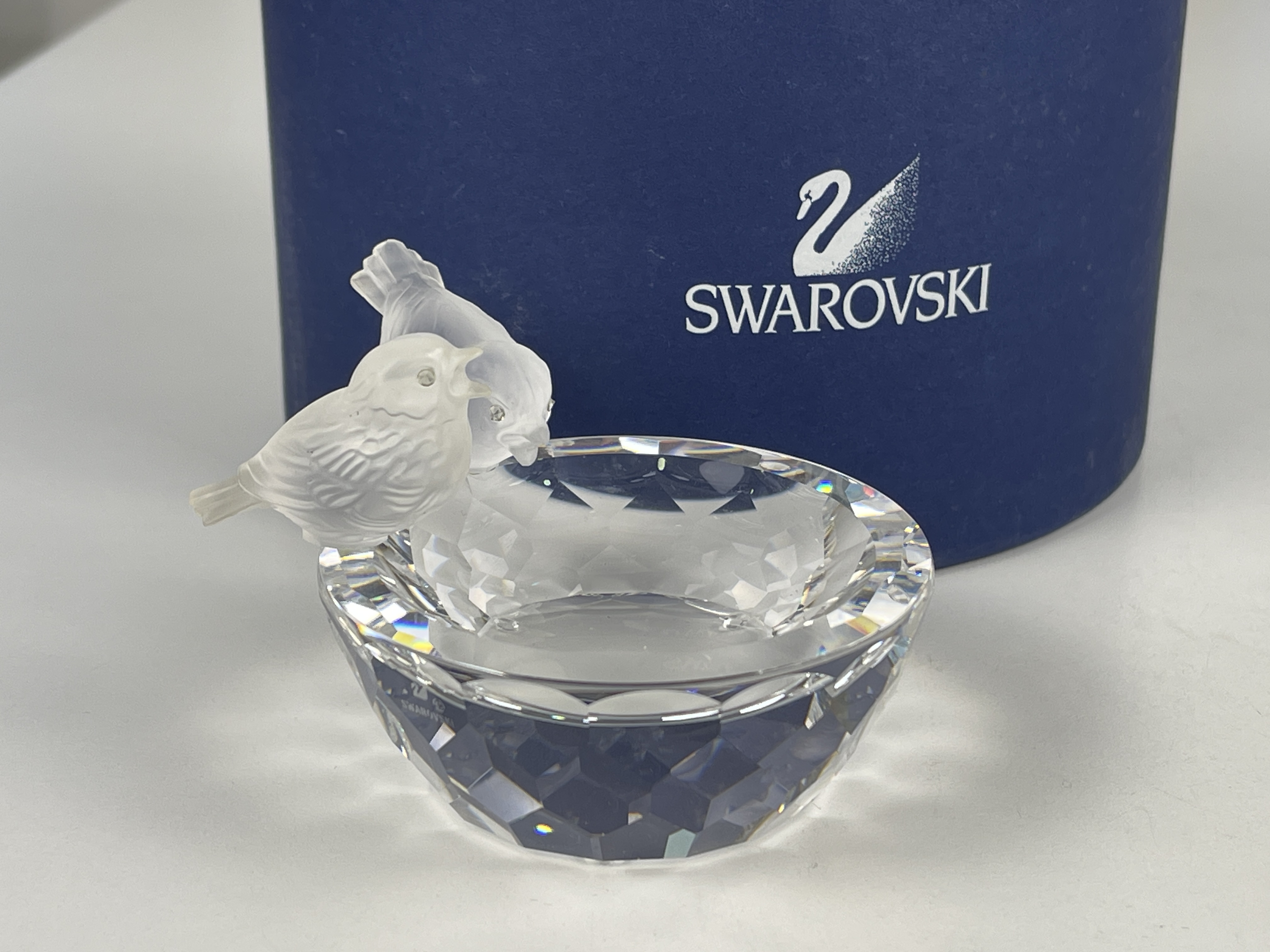  Swarovski Figur Sammlerfigur 010029 Vogeltränke 8 cm. Ovp Zertifikat Top Zustand
