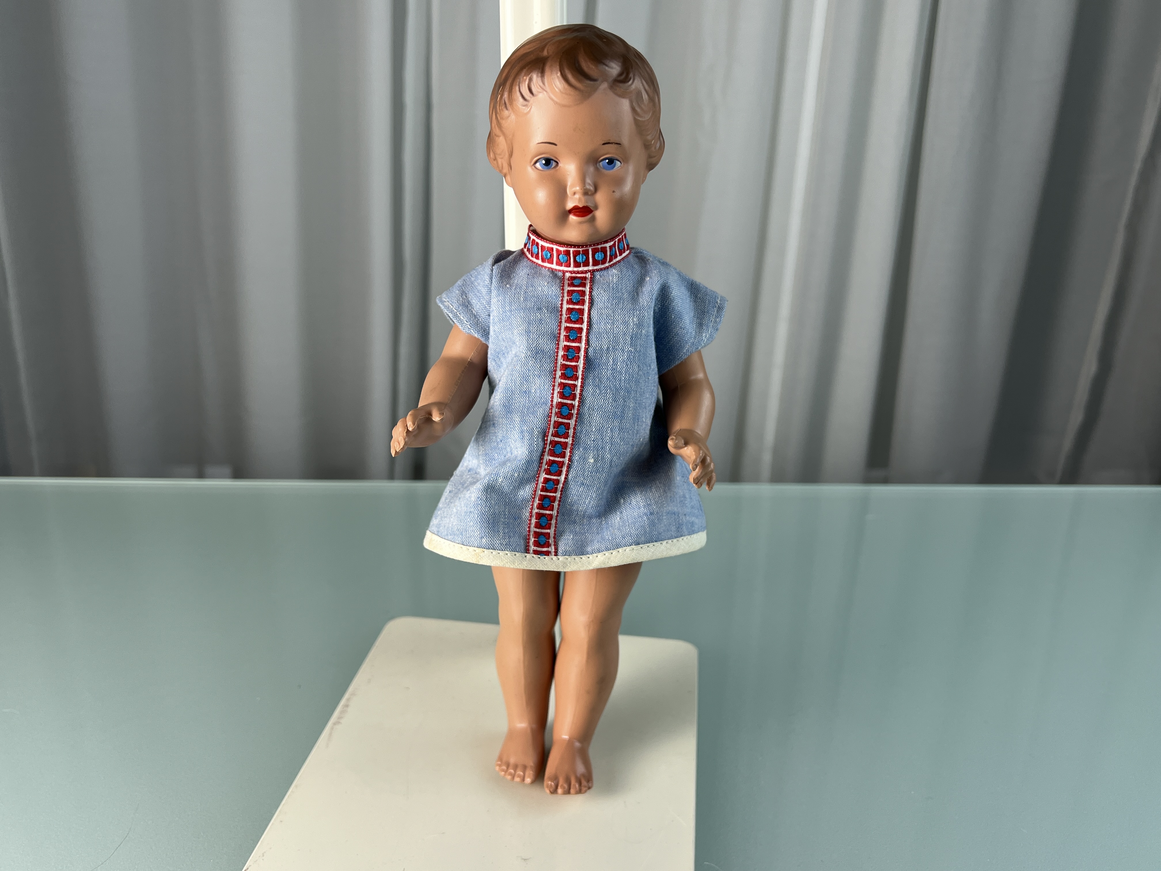 Schildkrötpuppe Puppe  Sammler Puppe 29 cm. Top Zustand 