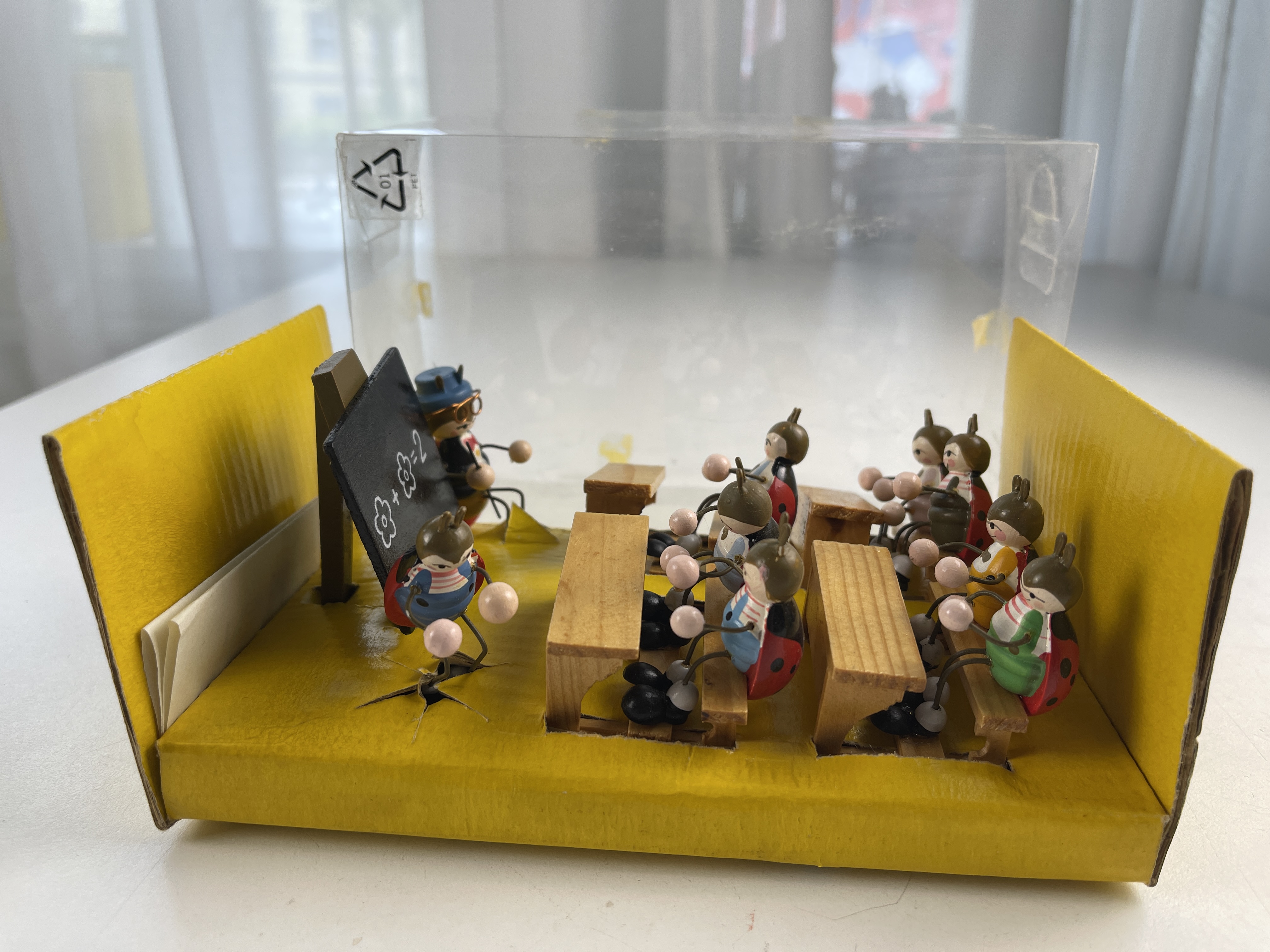Erzgebirge Figuren Konvolut Set Schule - Zustand siehe Fotos 