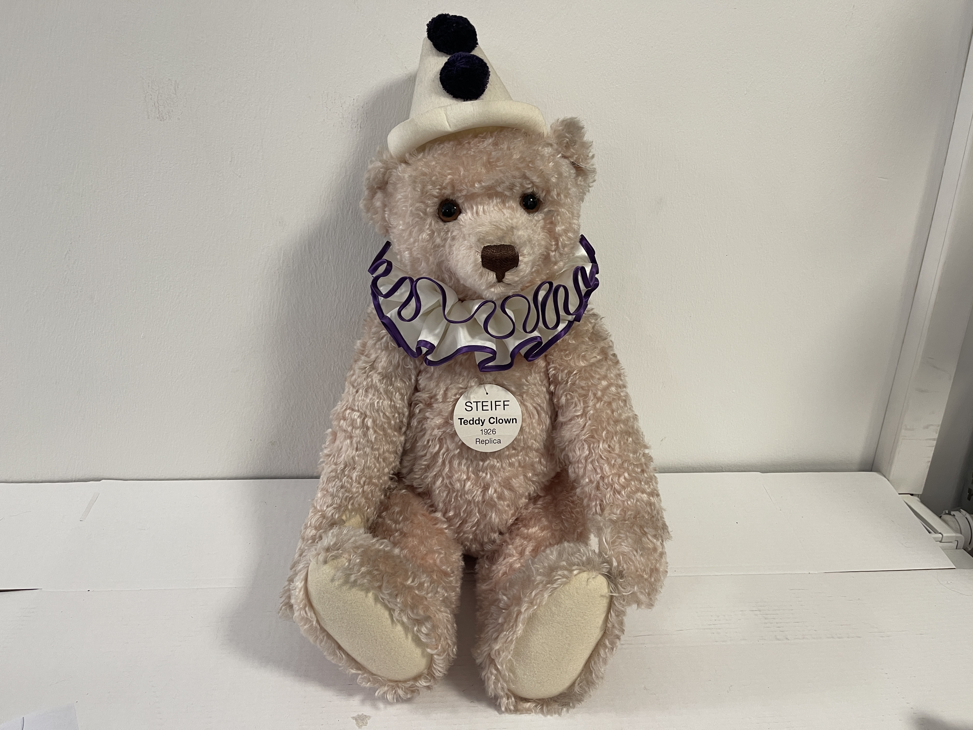 Steiff Tier Teddy Bär 407277 Clown 70 cm Top Zustand 