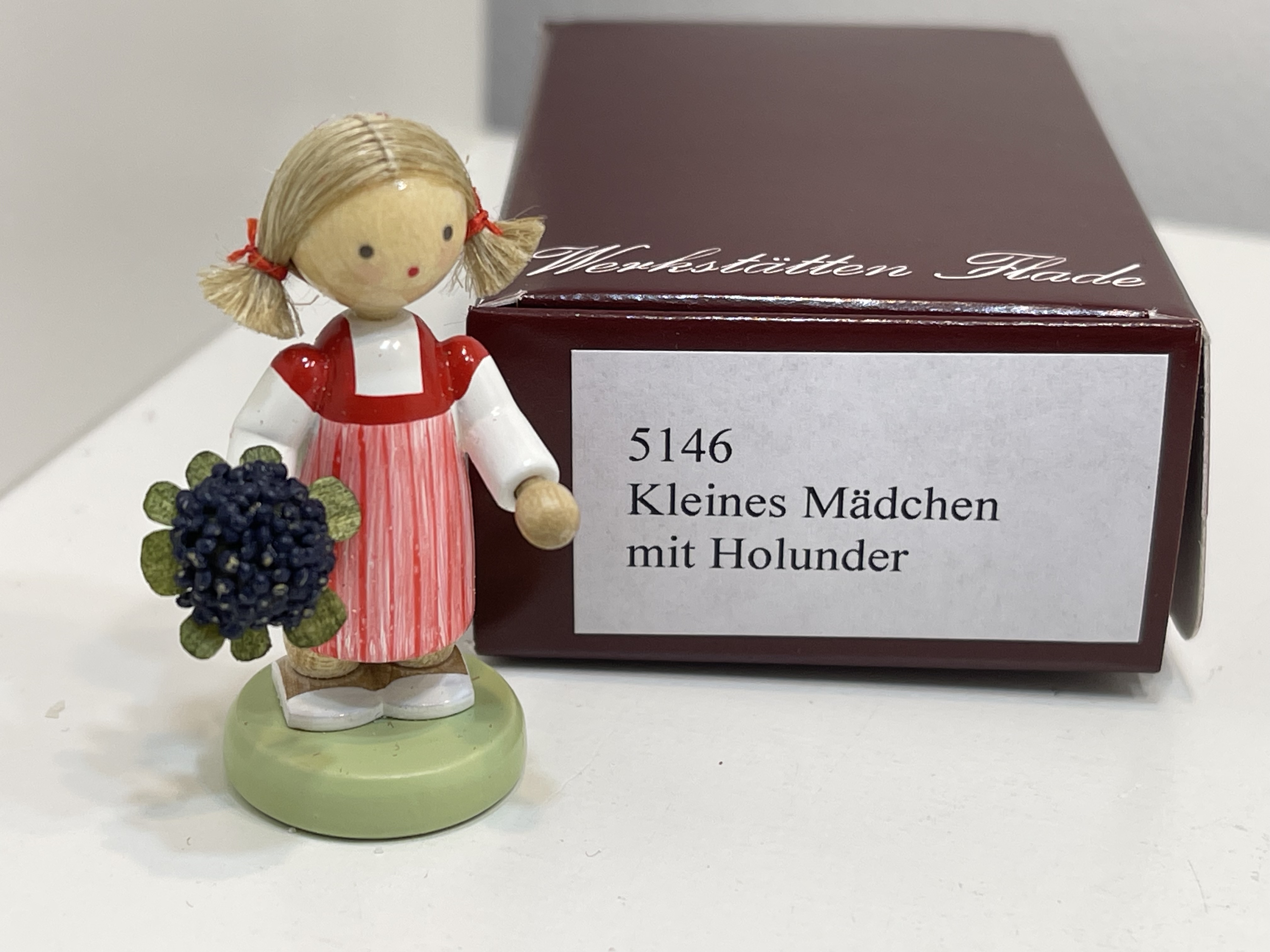 Erzgebirge Flade Figur 4,5 cm - Top Zustand  