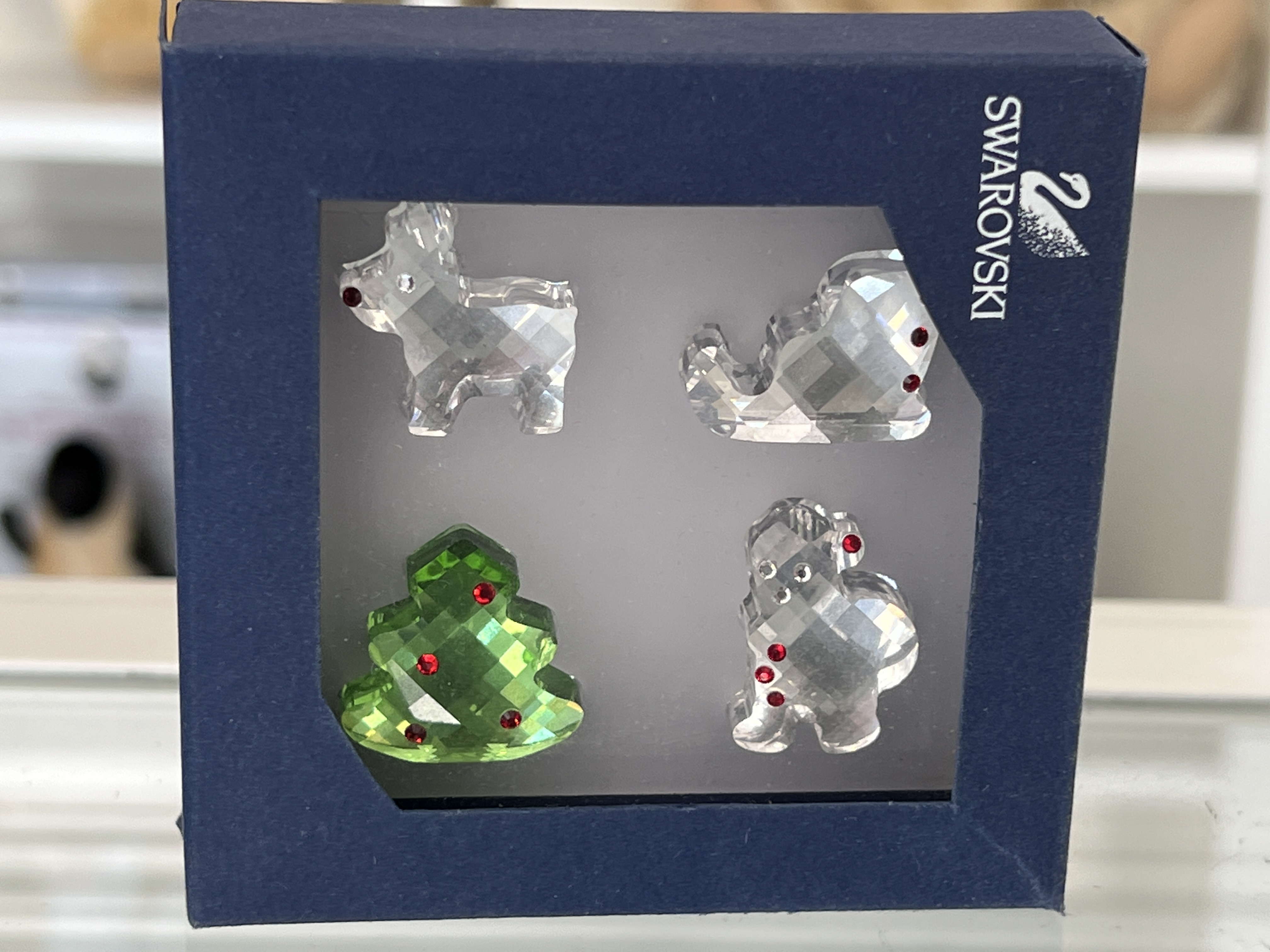 Swarovski Figur 665029  Weihnachtssticker 2,5 cm. Ovp & Zertifikat - Top Zustand  