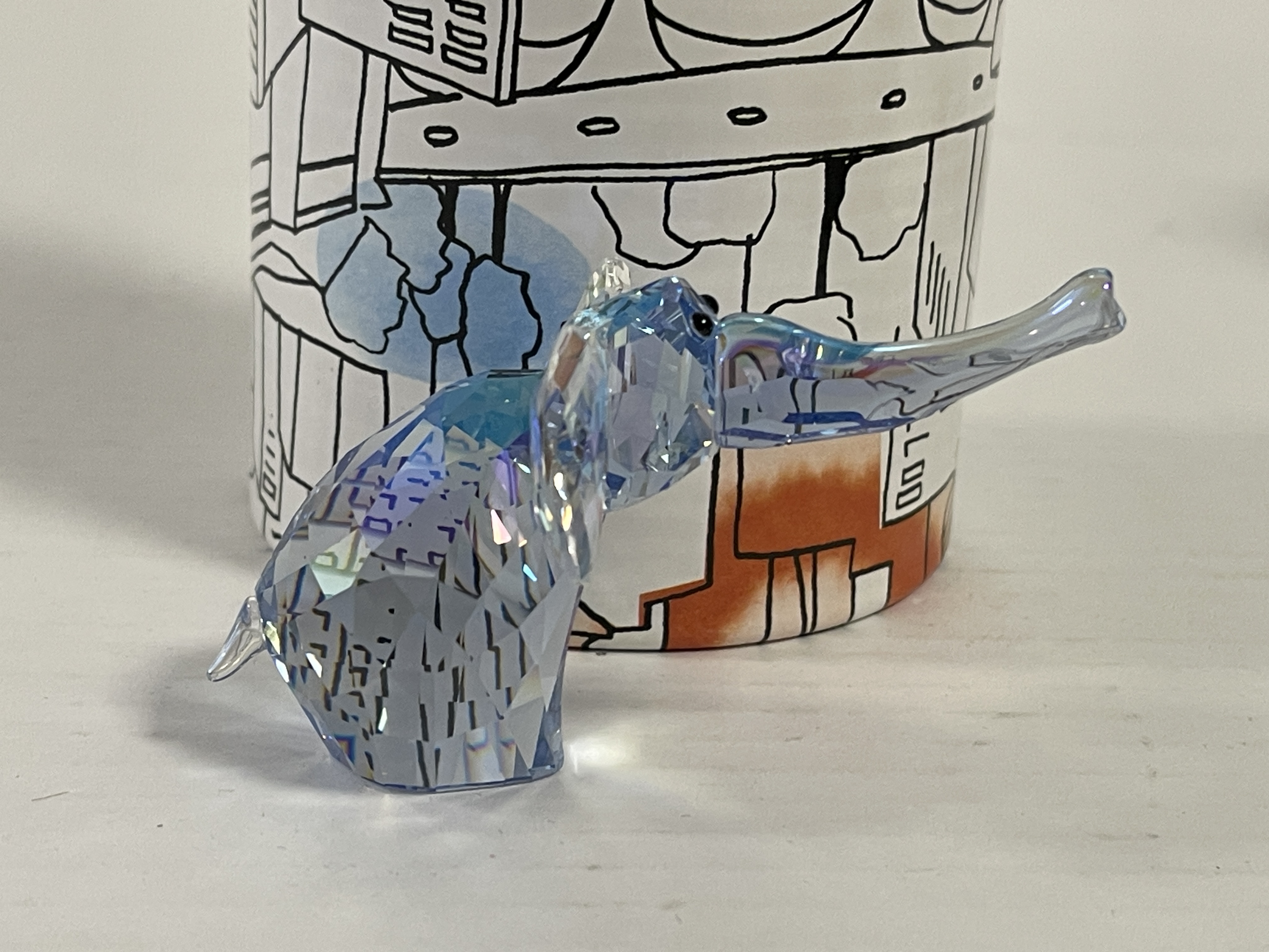 Swarovski Figur 1086136 Elefant Tobi 8,2 cm. Ovp & Zertifikat. Top Zustand 
