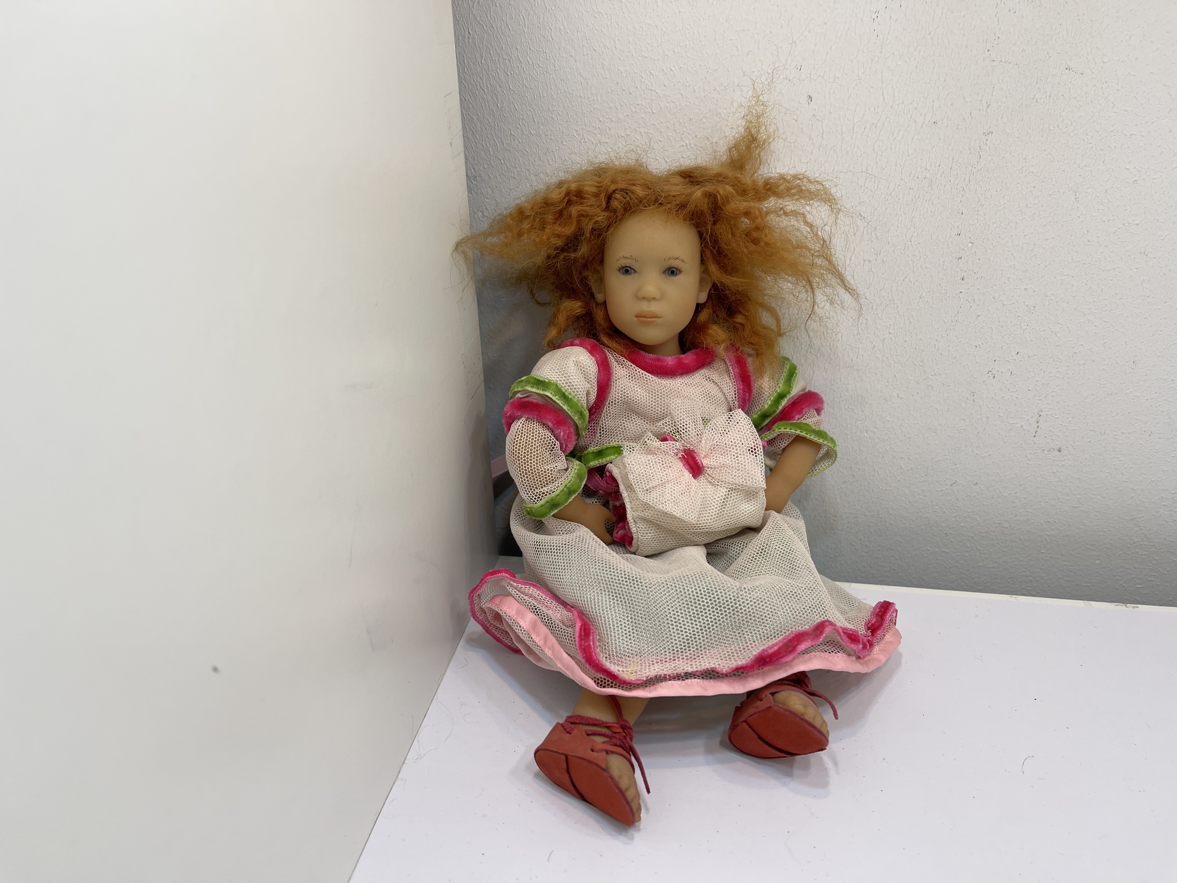 Künstlerpuppe Annette Himstedt Vinyl Puppe Club Mini 24 cm. Top Zustand