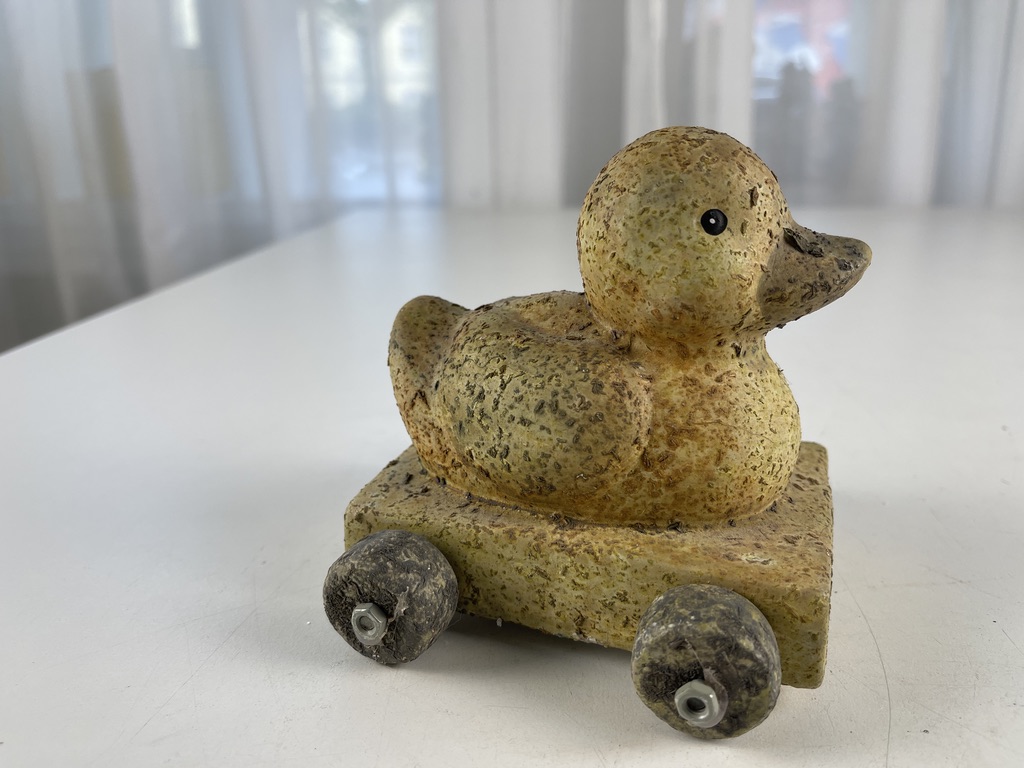 Sammler Keramik Figur Ente 11 cm - Zustand siehe Fotos   