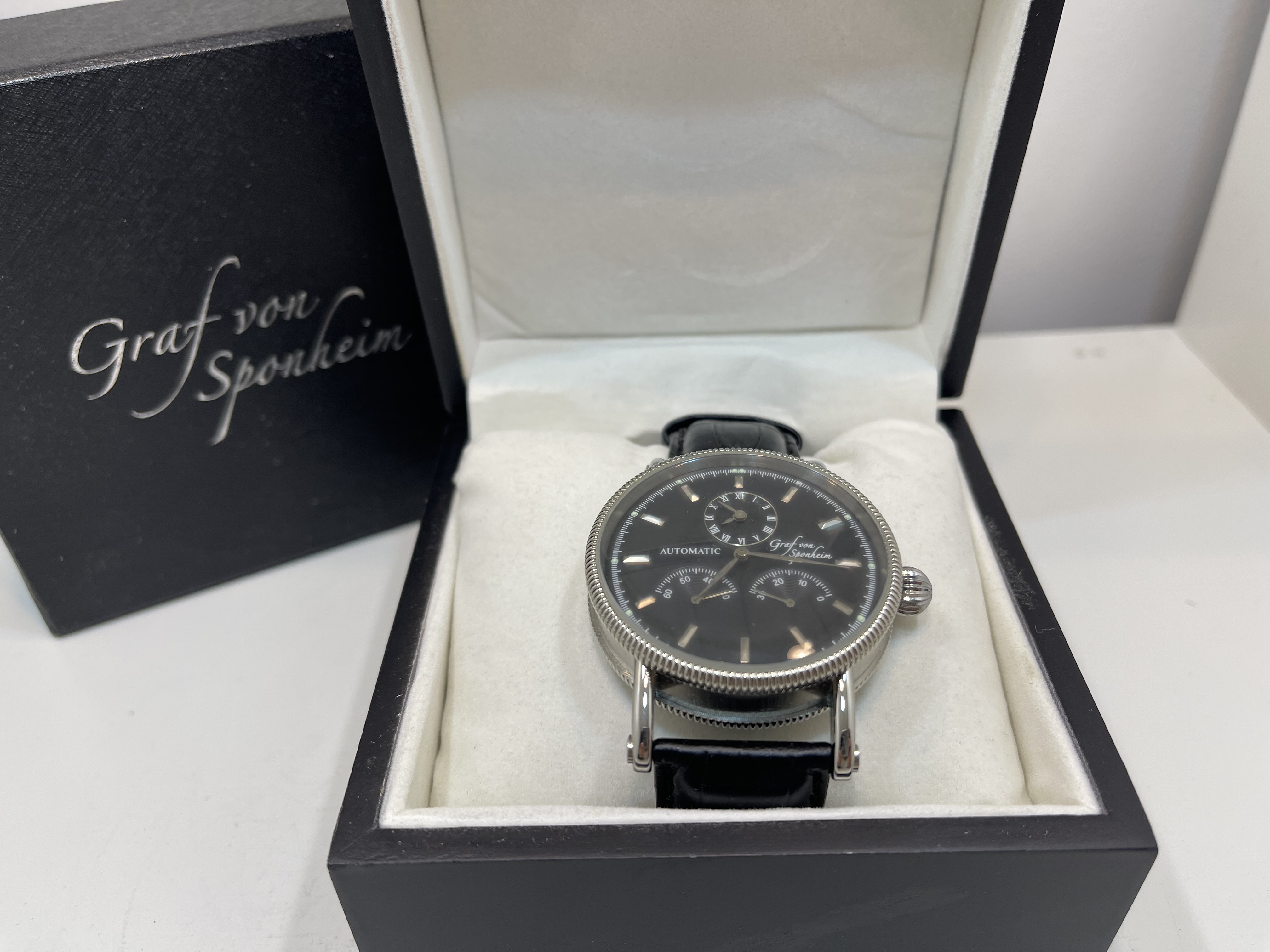 Graf von Sponheim Herren Armbanduhr Automatic  - Top Zustand    