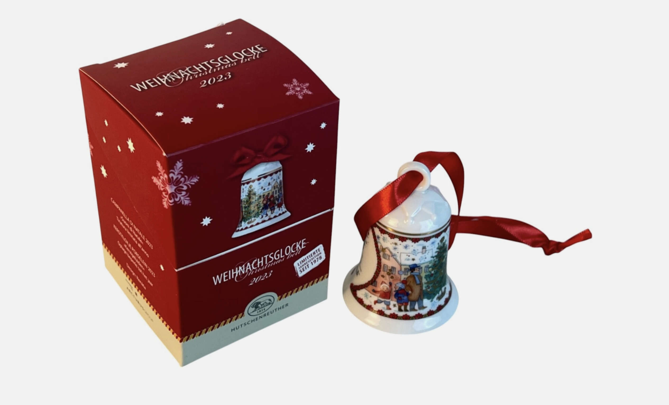  Hutschenreuther Weihnachtsglocke 2023. Top Zustand.  Aktion