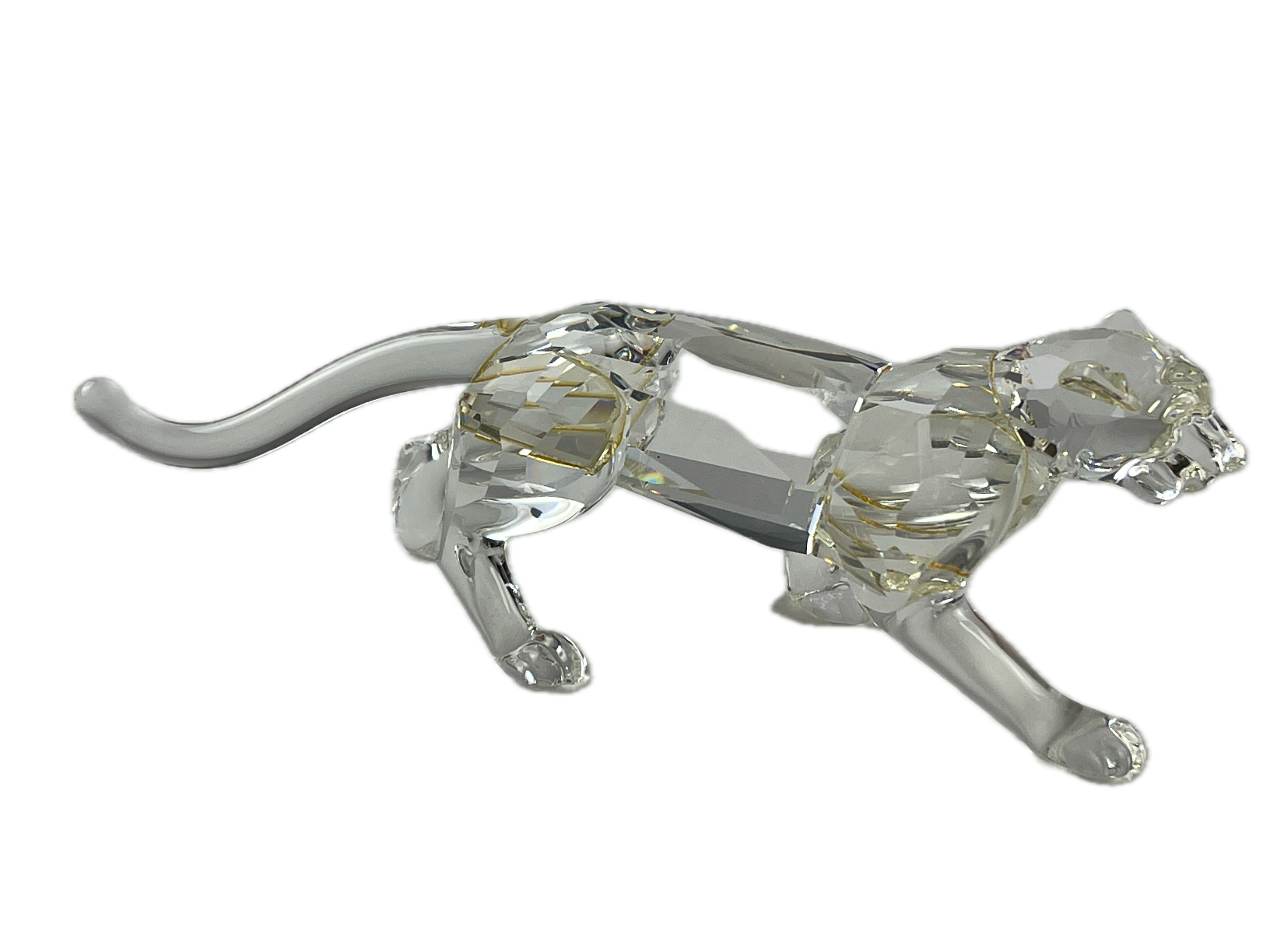 Swarovski Figur 217093 Leopard 14,5 cm. Zustand  siehe Fotos 