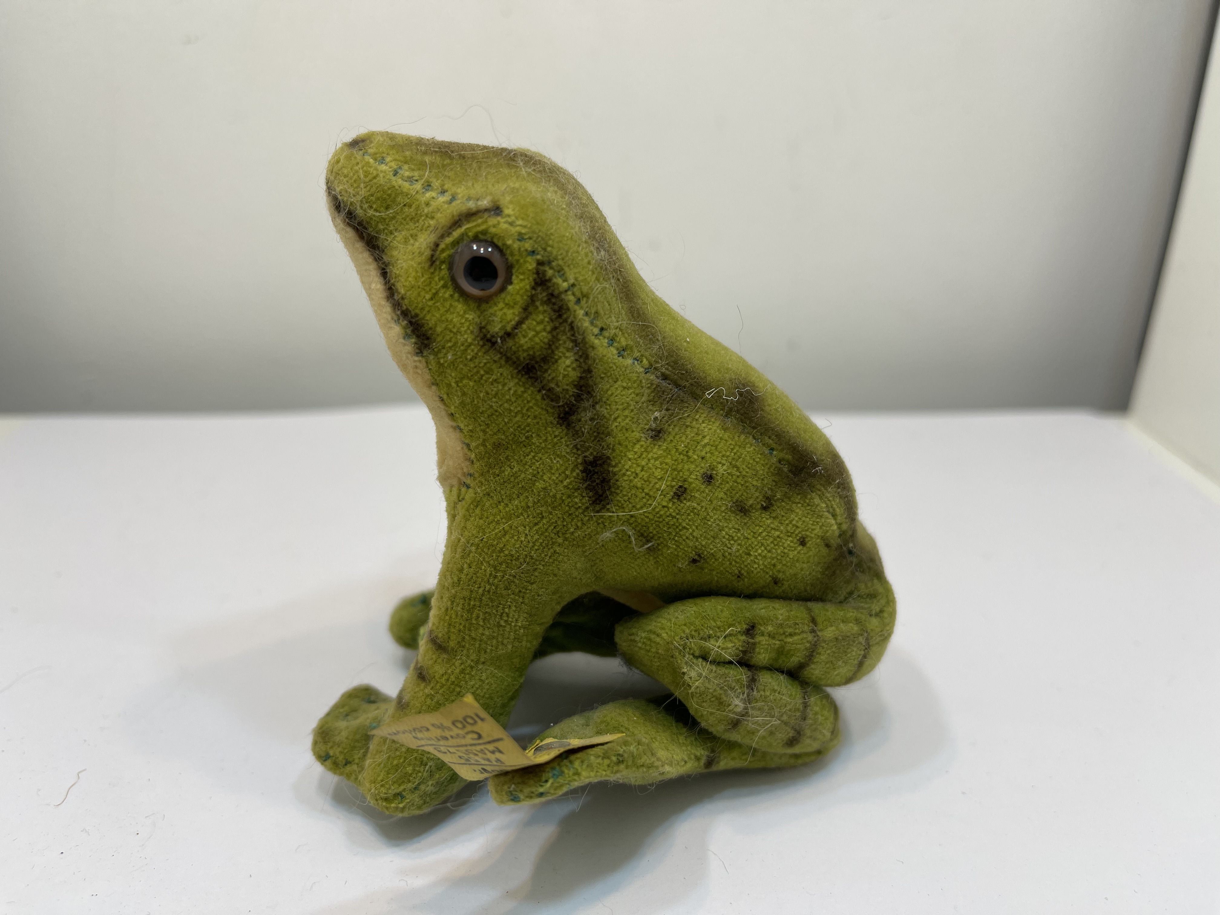 Steiff Tier 2370/08 Frosch 8 cm. Top Zustand 