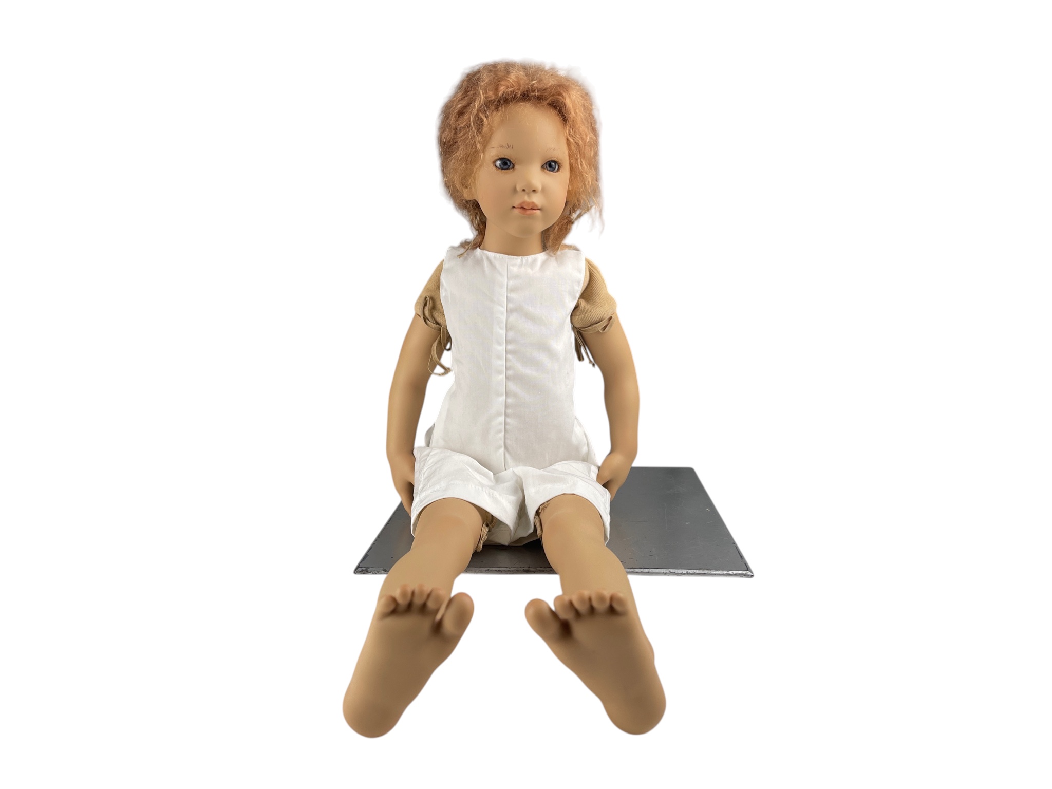 Künstlerpuppe Annette Himstedt Vinyl Puppe Dorle 58 cm. Top Zustand  